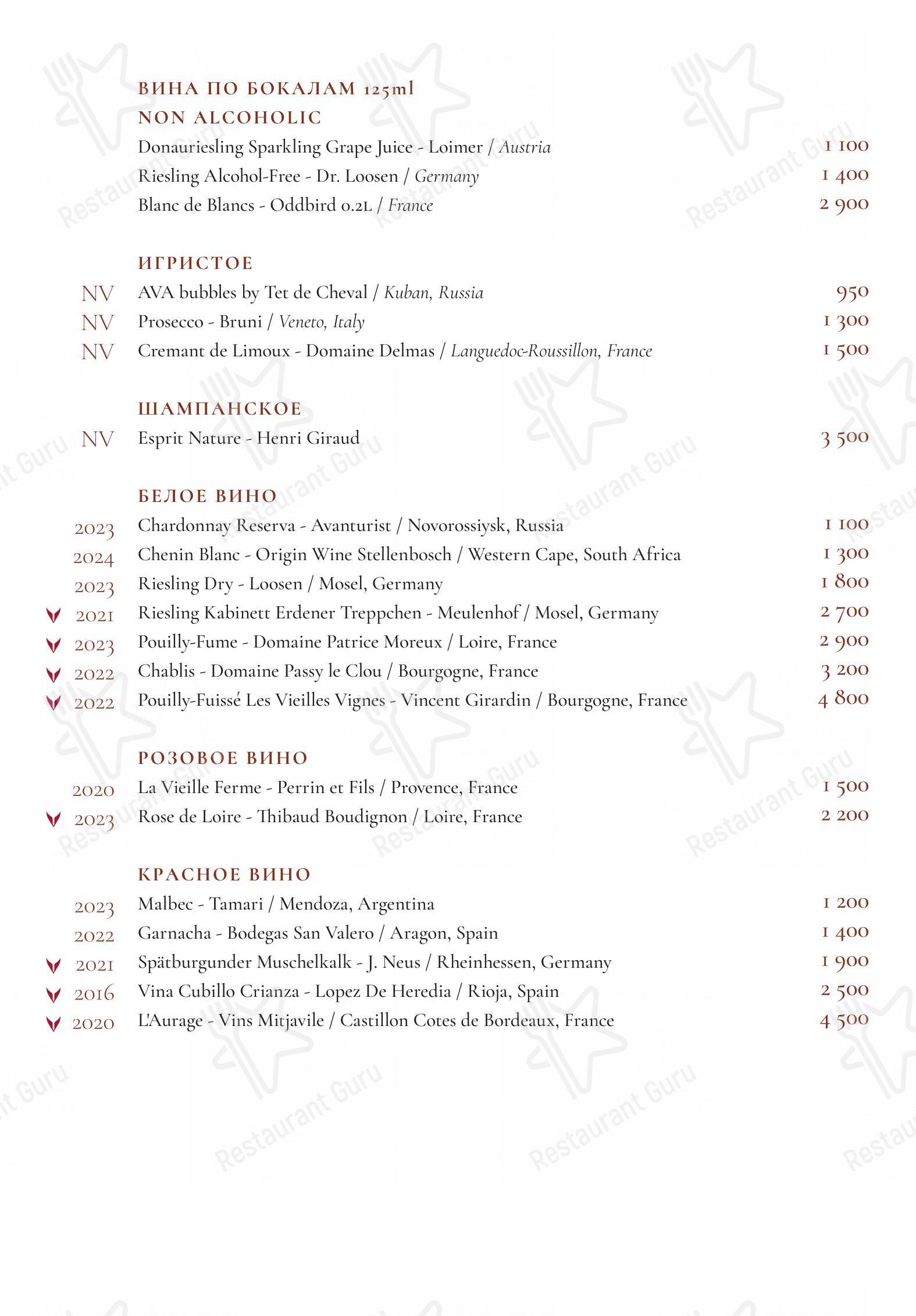 Phantom dans Moscou - Menu
