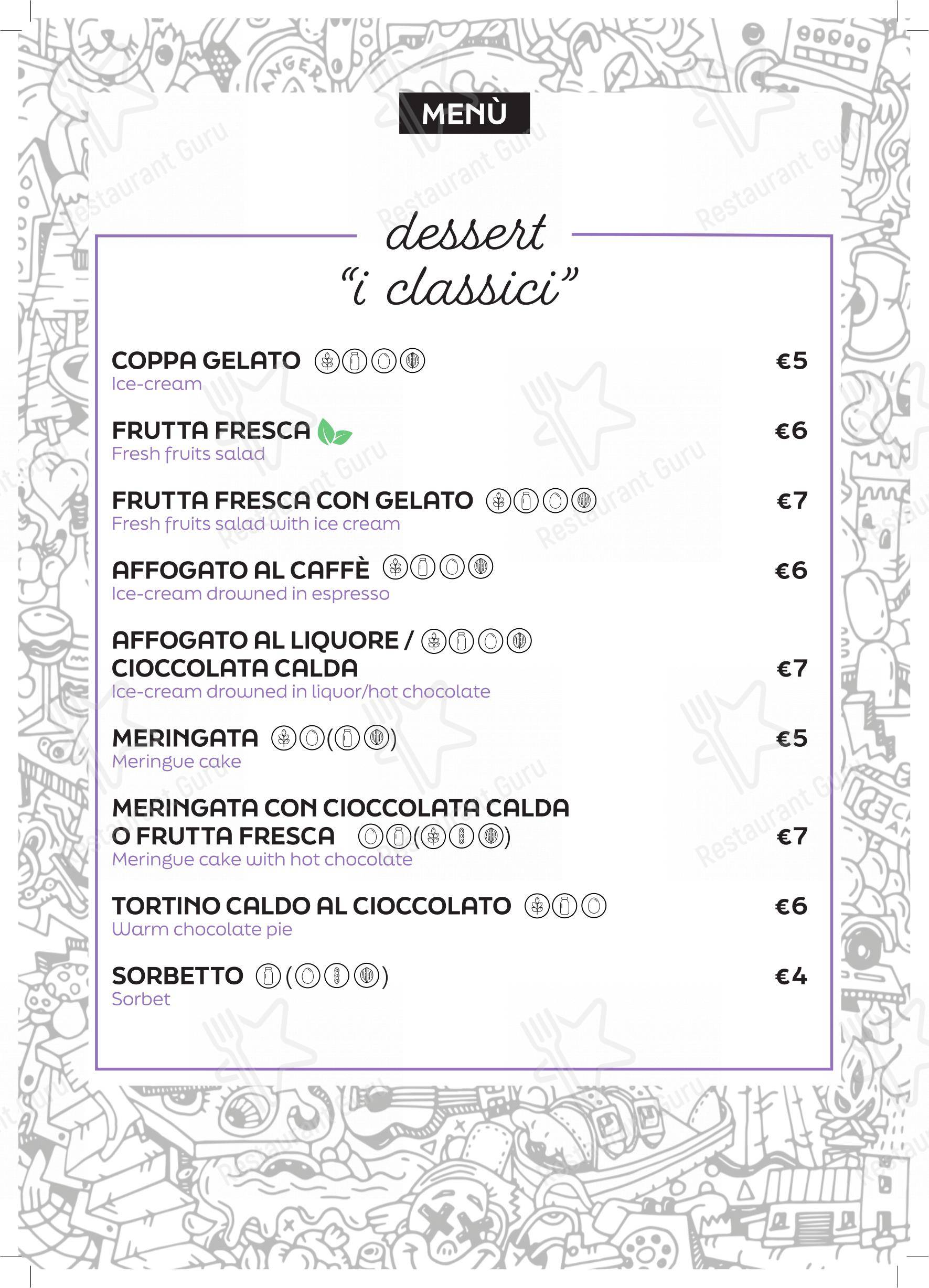 Pizzeria Damino in Angera - Menu