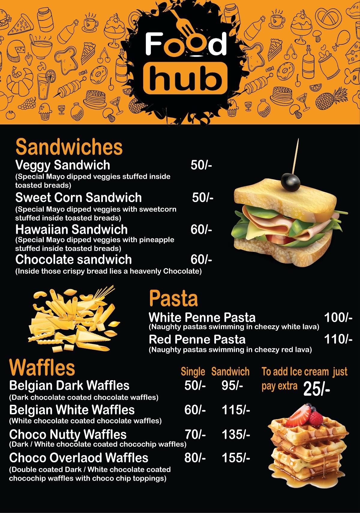 Food hub menu