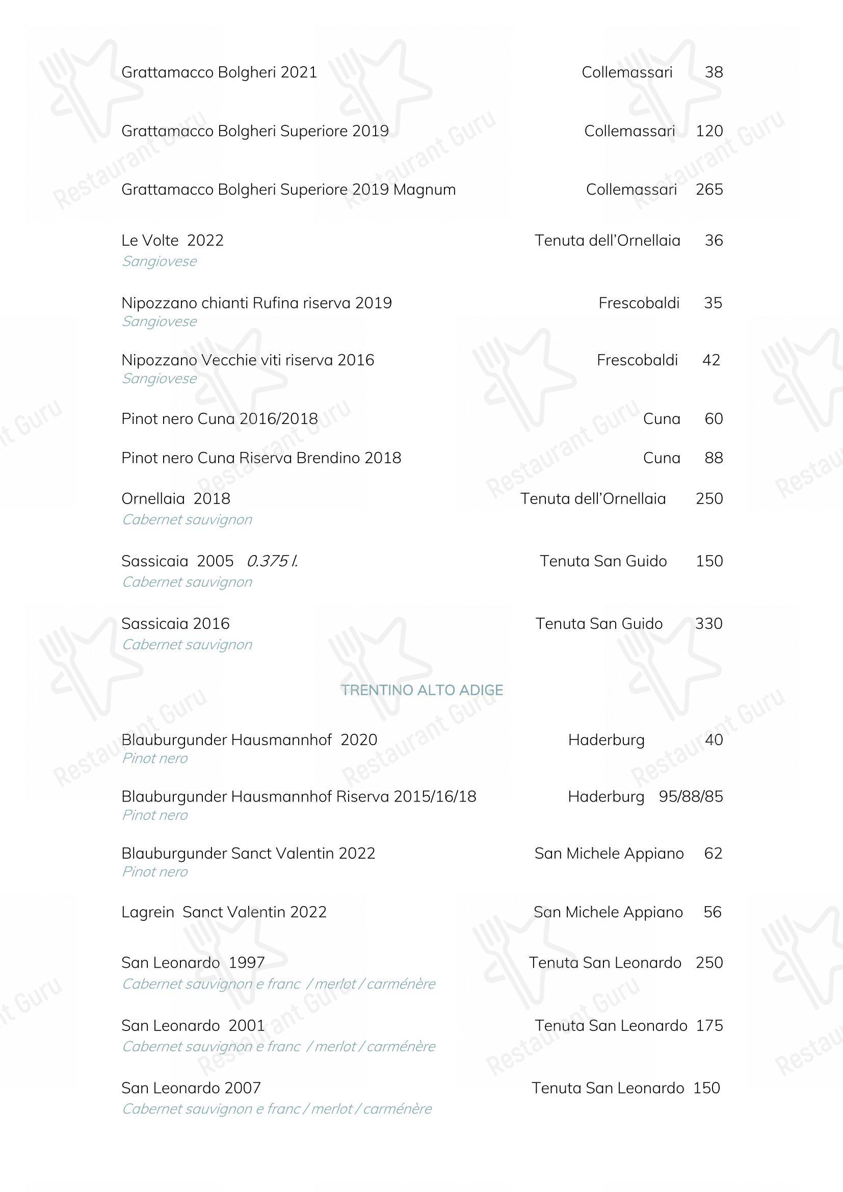 Menu di Preziosilla - Ristorante e Pizza d'Autore - Детское