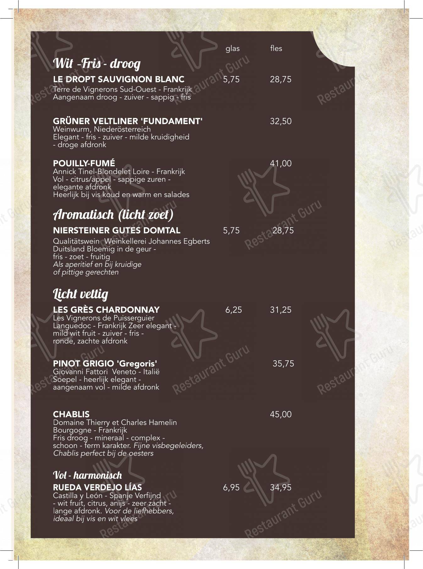 Restaurant Red Apple dans Breda - Menu