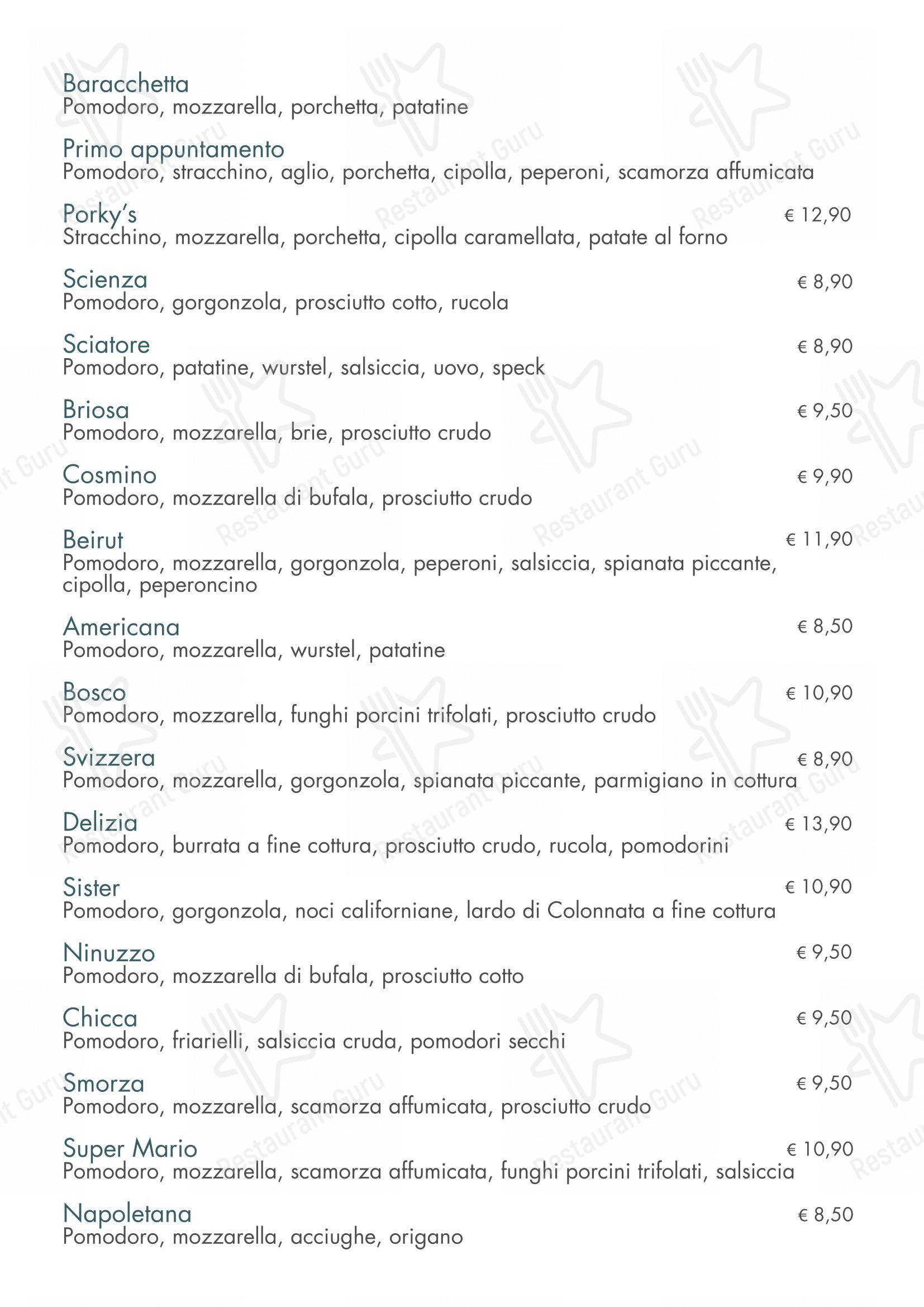 Ristorante Halloween in Genova - Menu