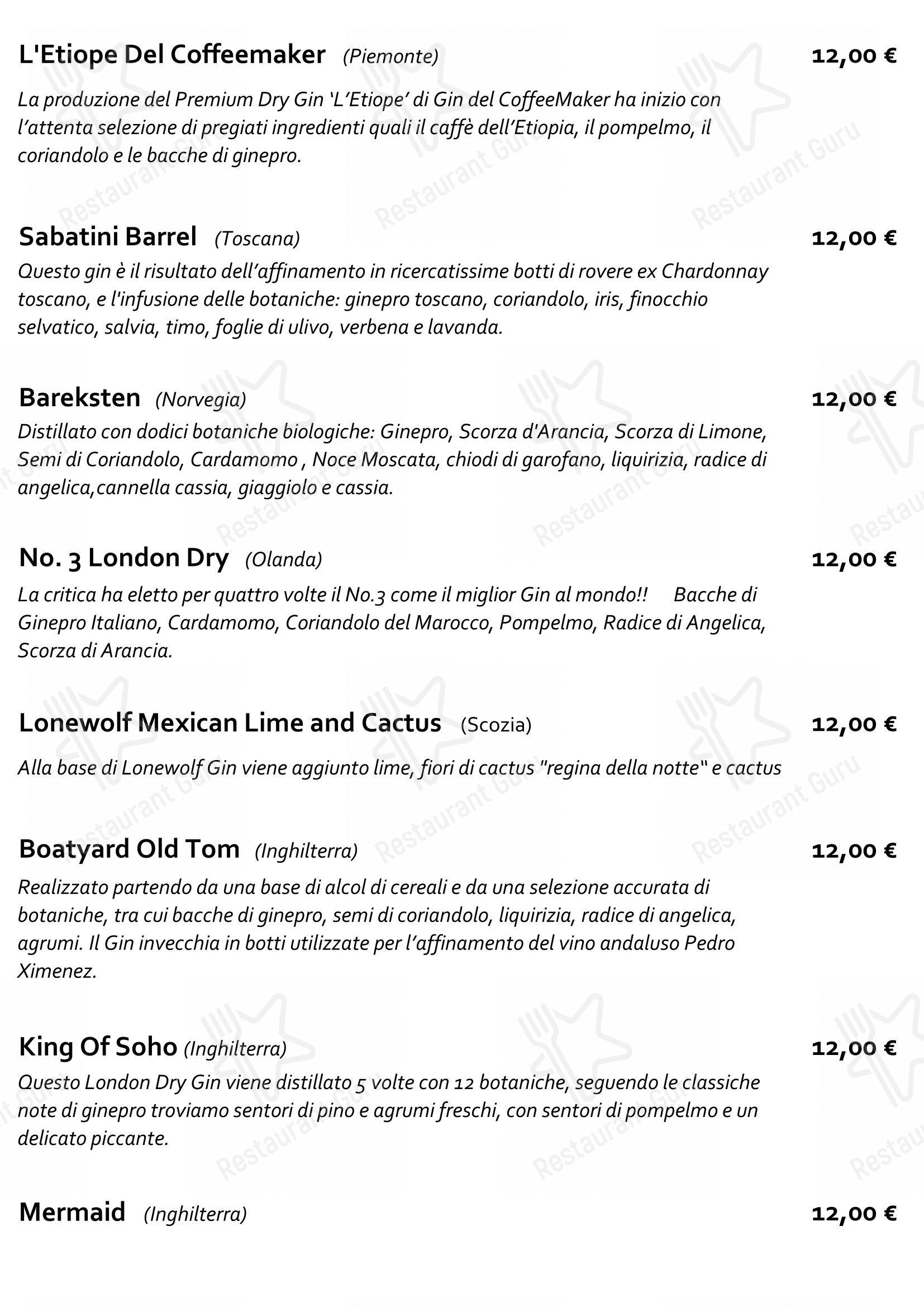 Menu di Staj Noodle Bar Chiaia - Wine Menu