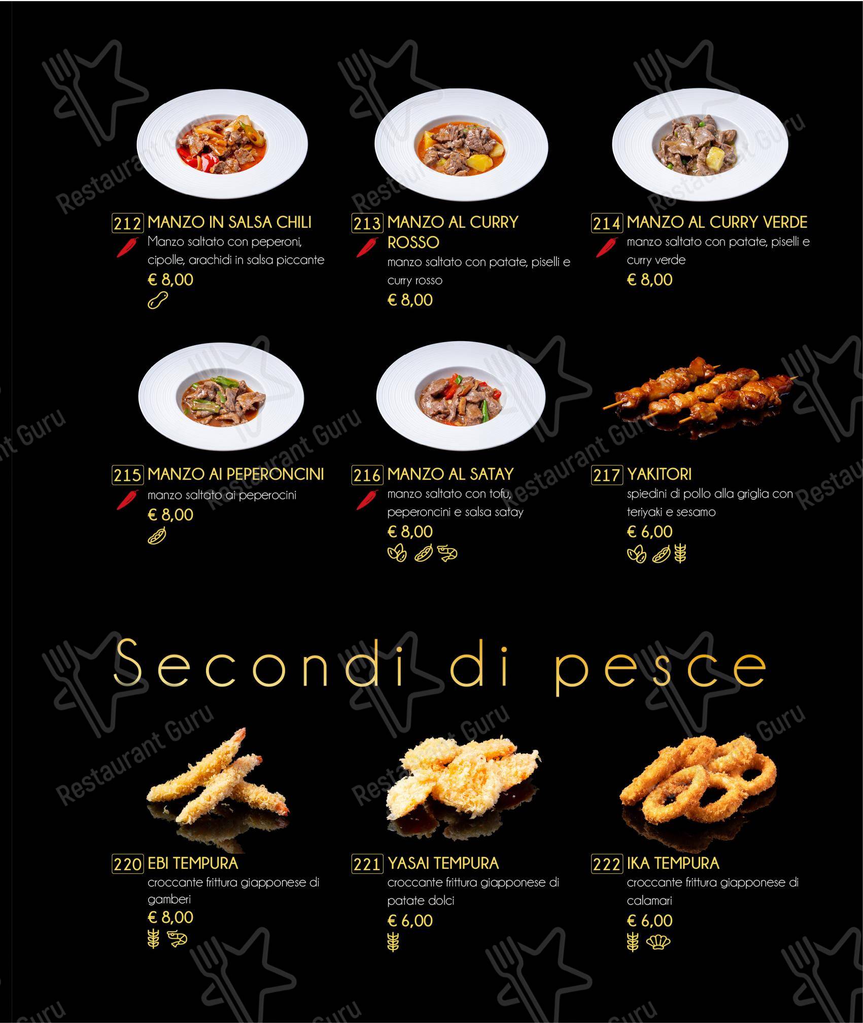 Menu di Tatsumi - Menu bar
