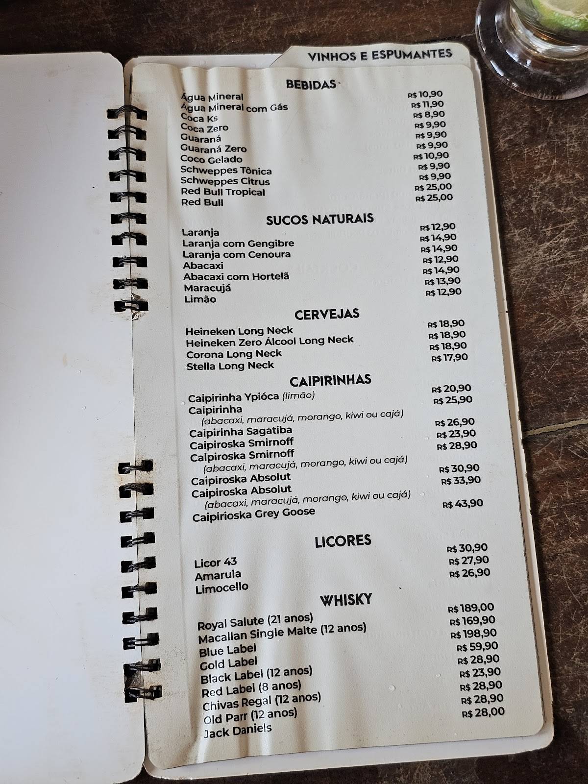 Alchymist Beach Club cardápio