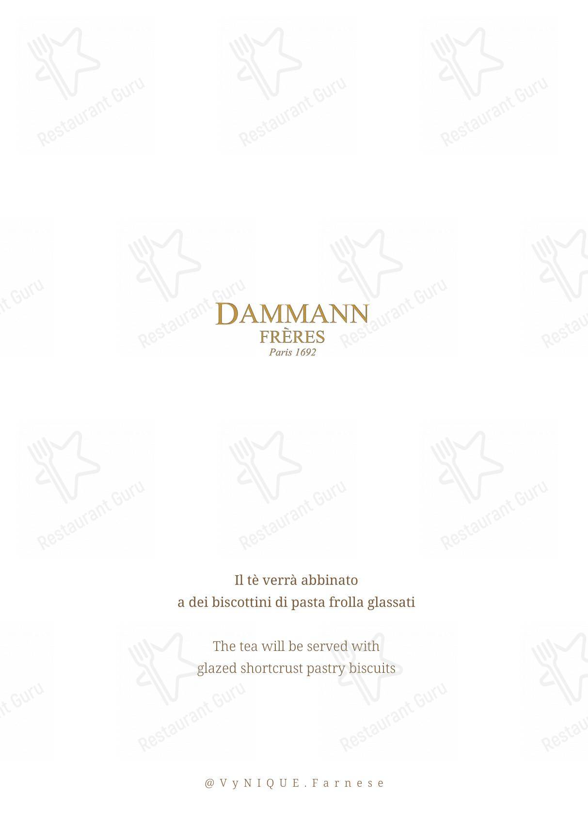 VyNIQUE Enoteca Regionale del Lazio in Roma - Основное меню