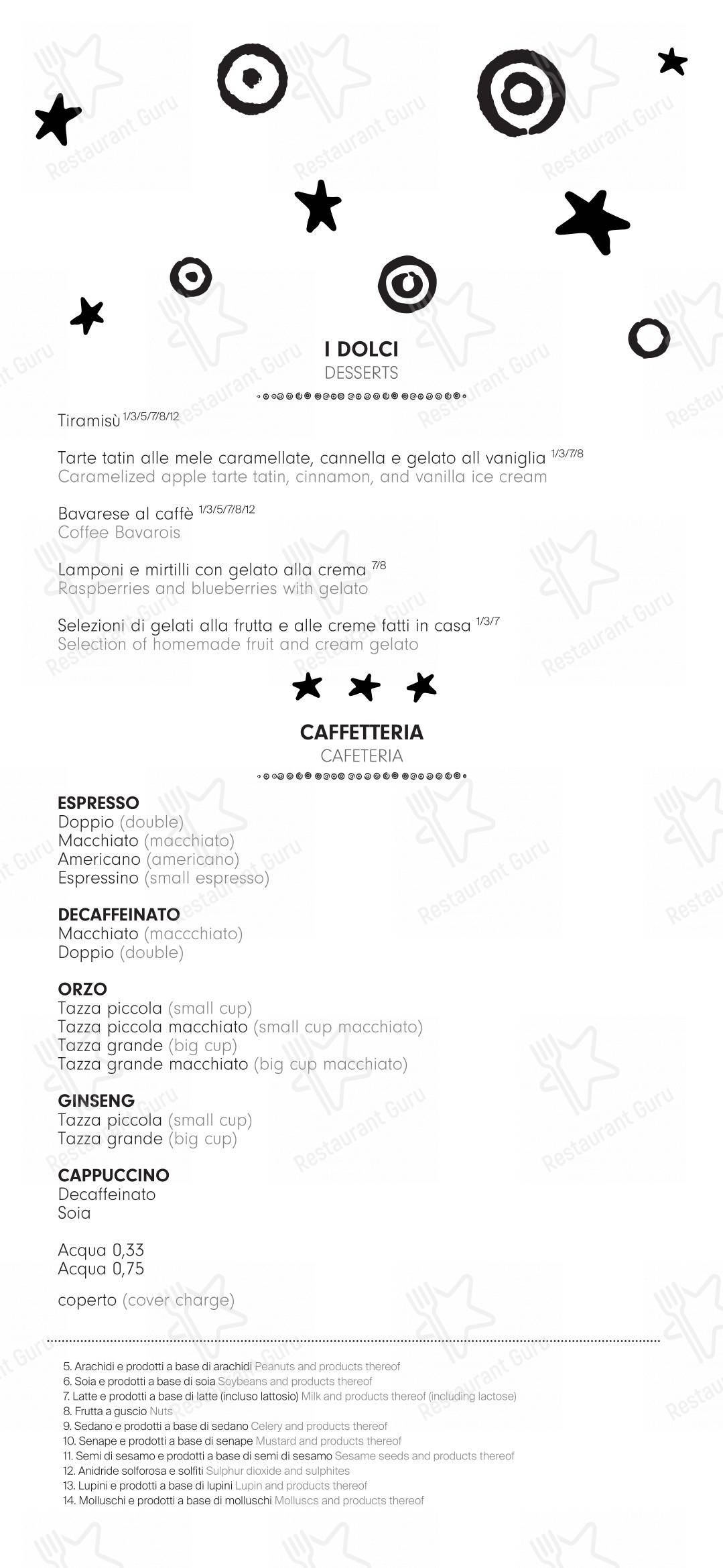 Menu di 10 Corso Como - Детское