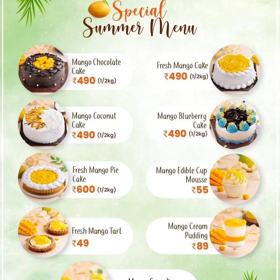 7th Heaven Barmer - Best Bakery, Best Cafe In Barmer menu