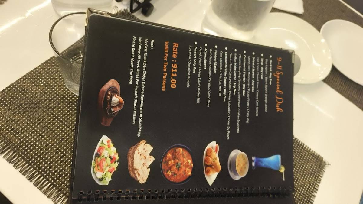 9 Eleven Multicuisine Restaurant menu