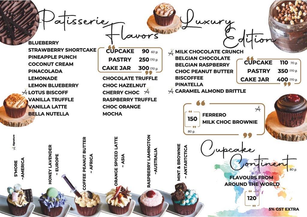 A GOURMESSERIE - SINDHU BHAVAN menu