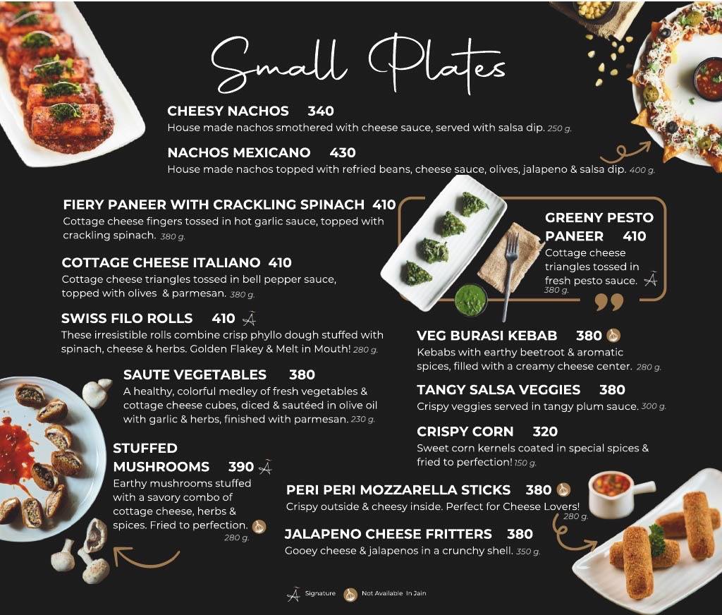 A GOURMESSERIE - SINDHU BHAVAN menu