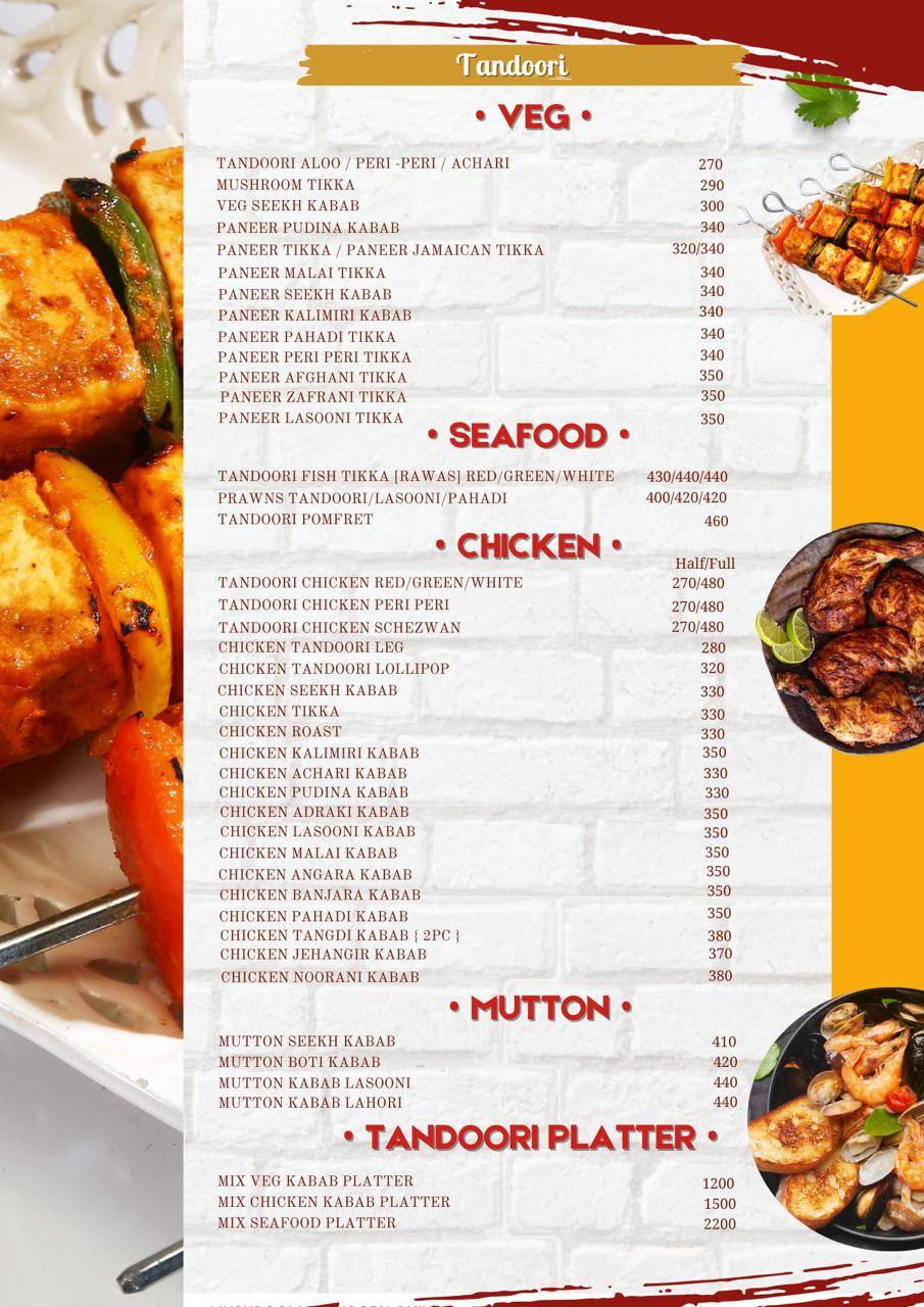 AL's Kitchen and Grill, Orlem, Malad menu