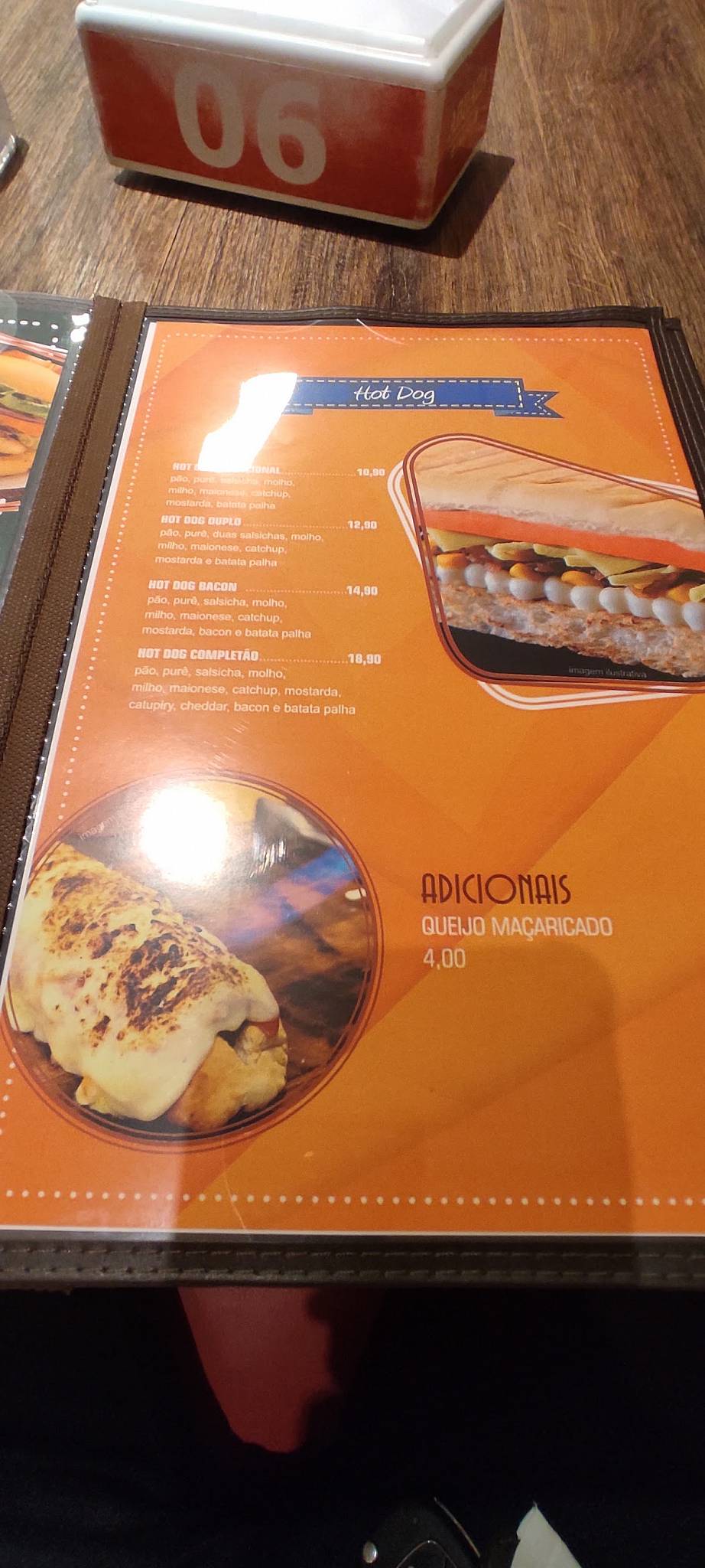 Abraza Lanches - Hamburguer Artesanal cardápio