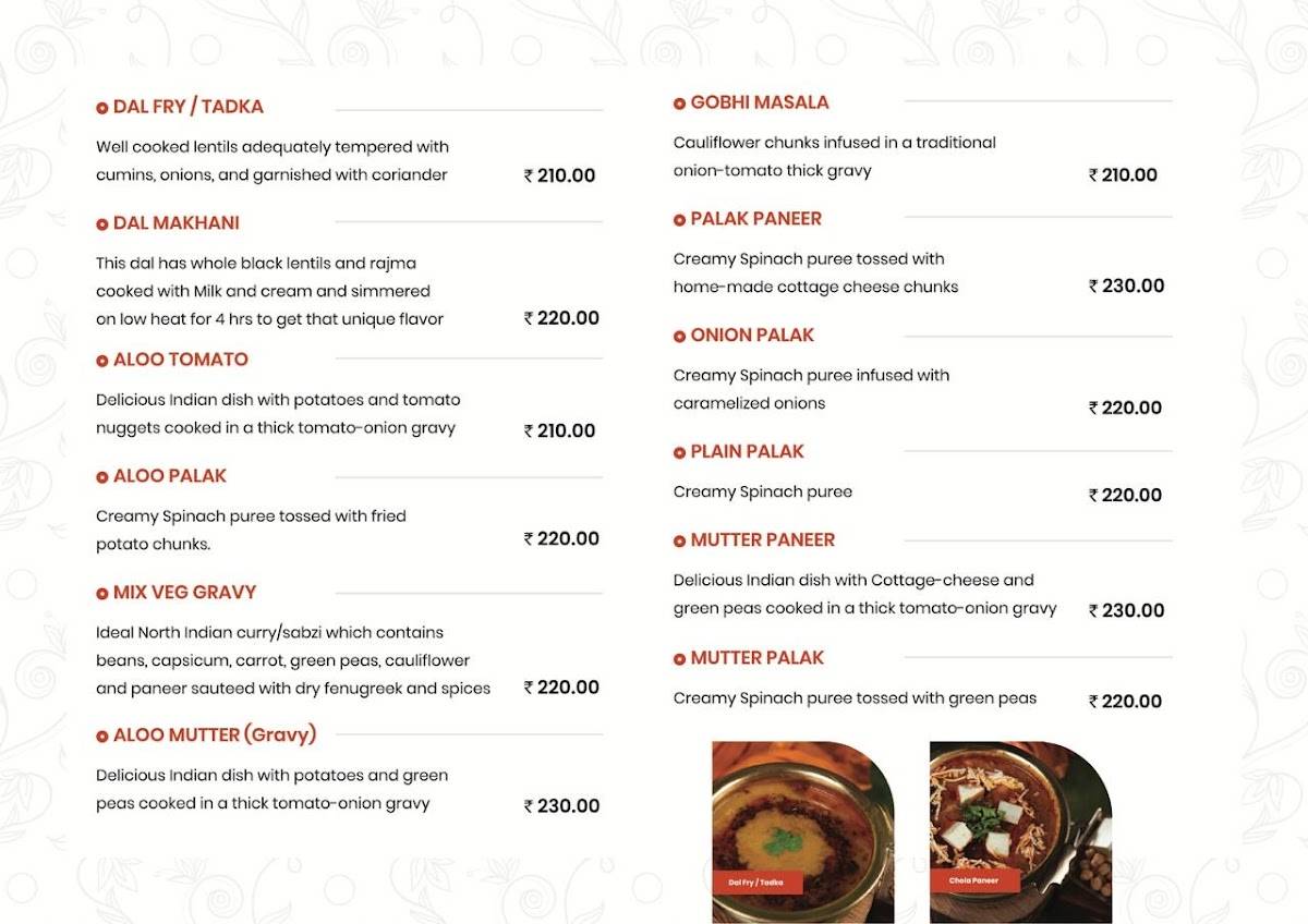 Ajay's Delhiwala Sweet Home menu