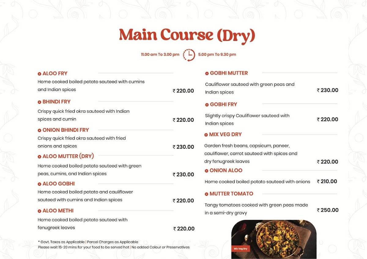 Ajay's Delhiwala Sweet Home menu