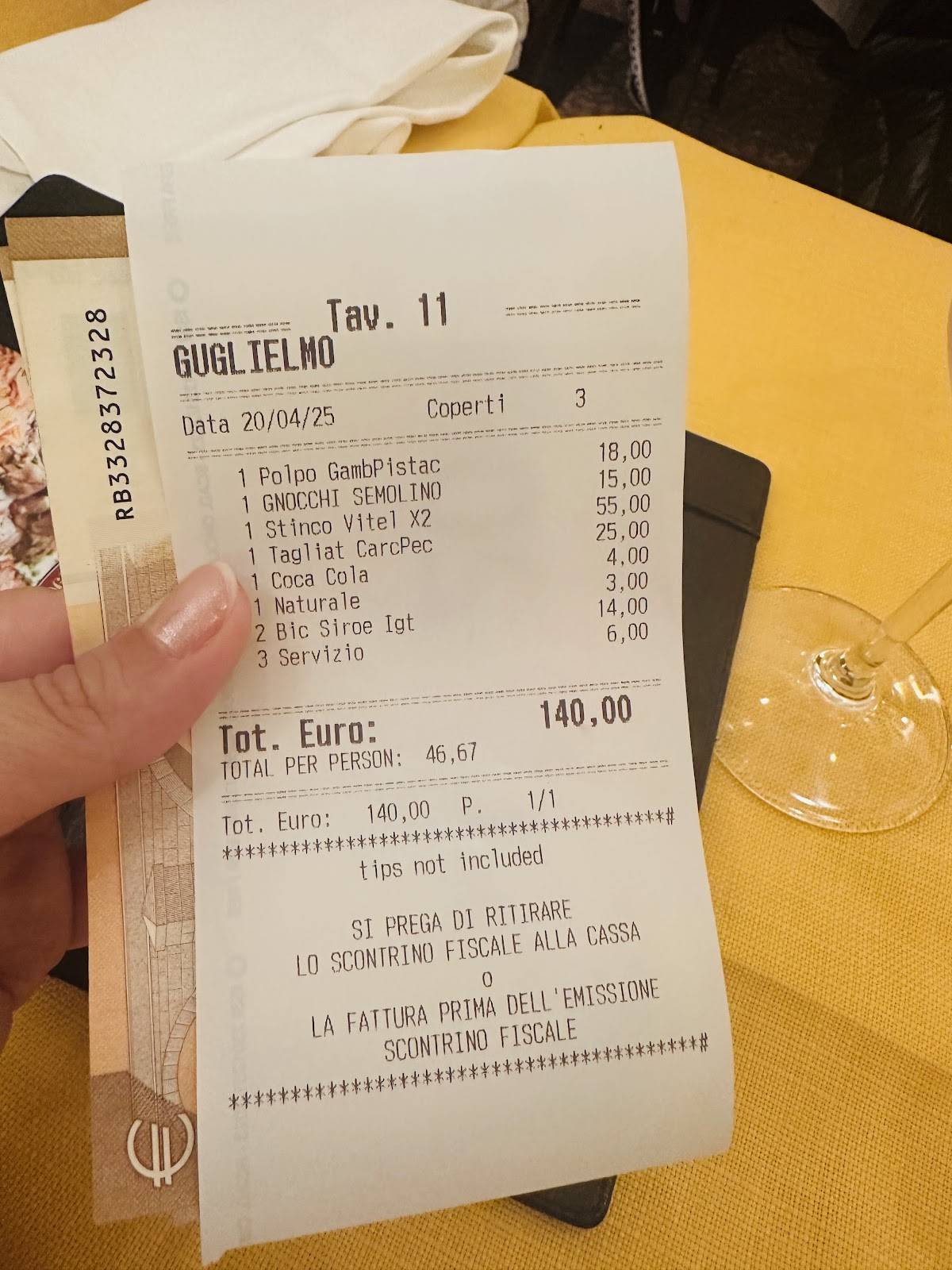 Menu di Al 34 