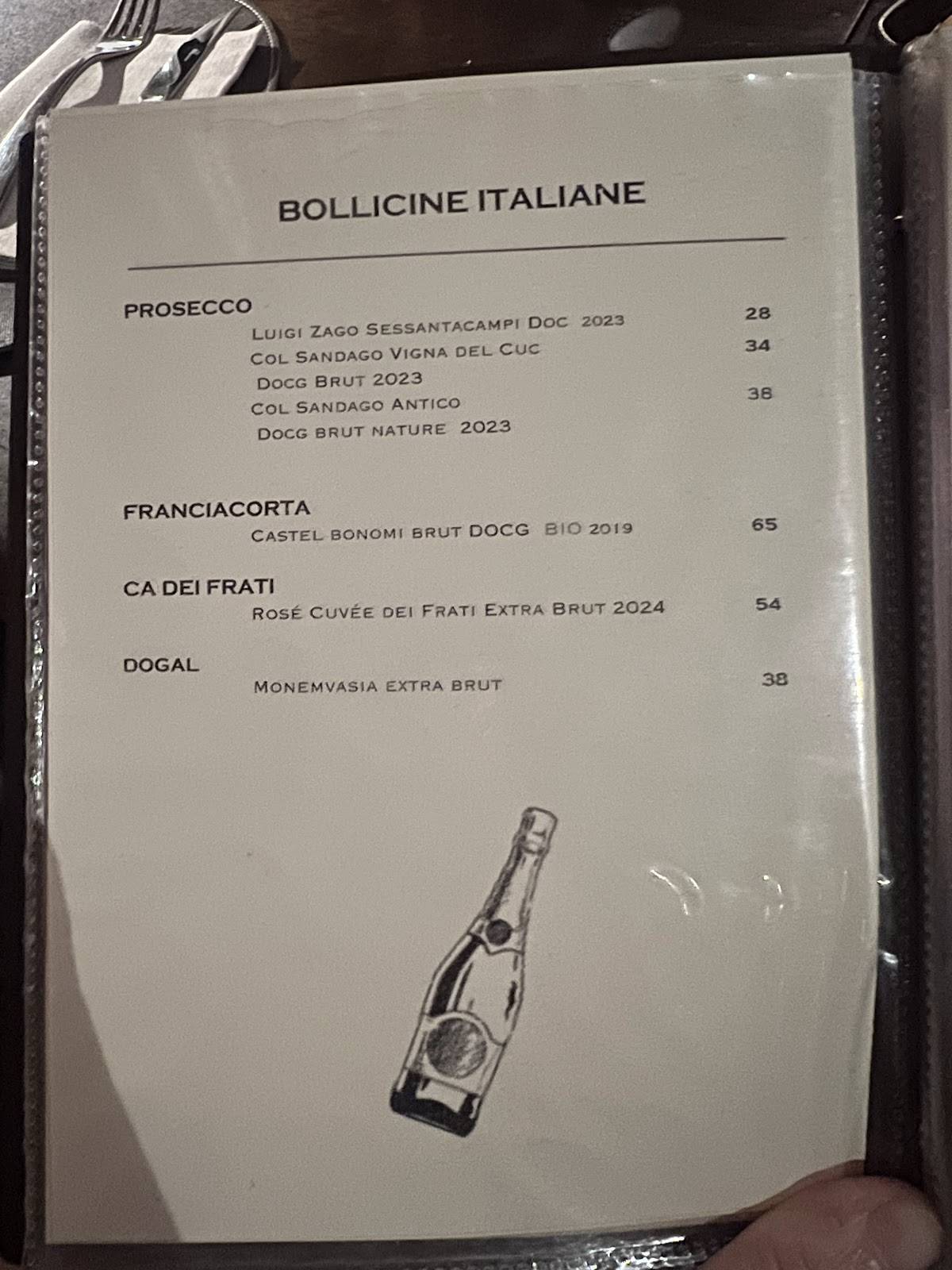Menu di Al Grill 
