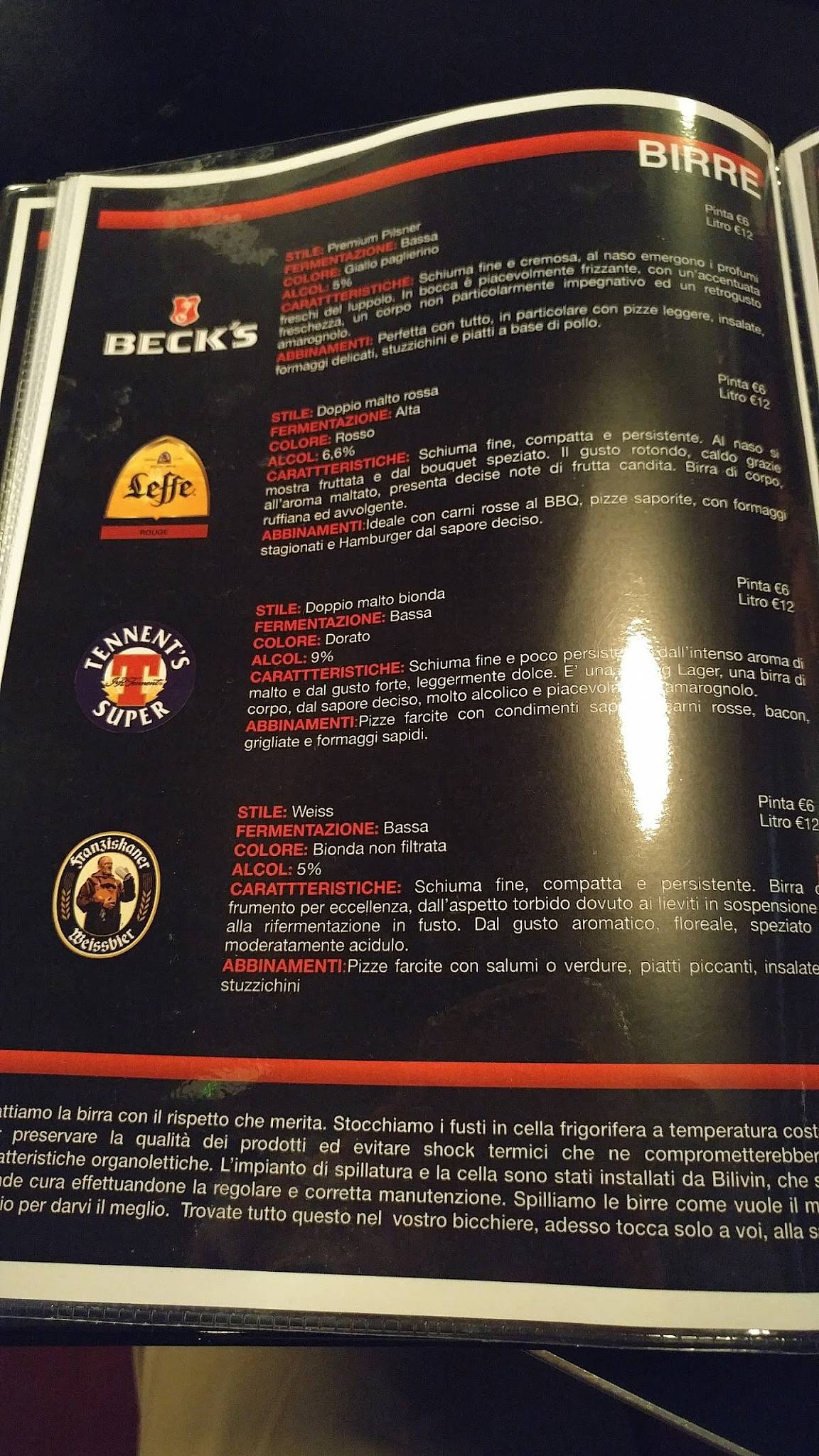Menu di American Road Saloon 
