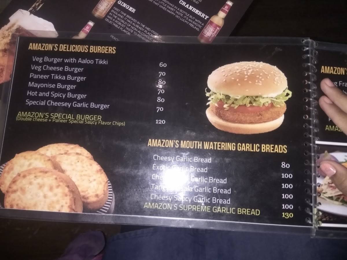Cafe Amazon menu