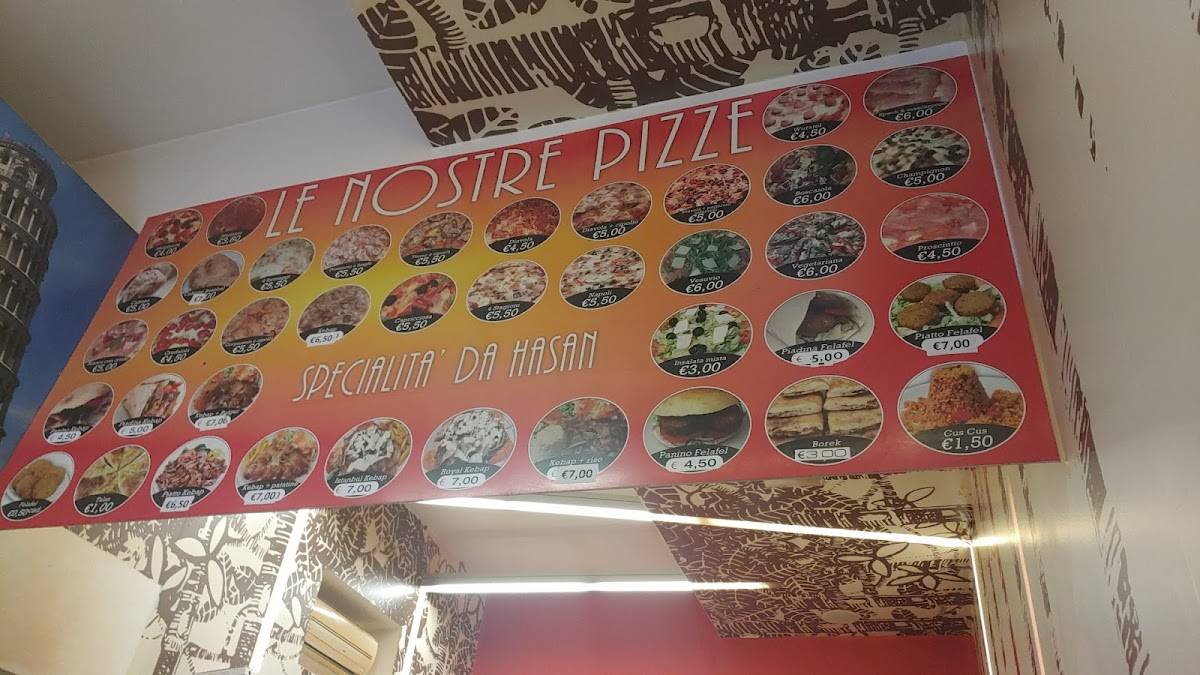 Menu di Anatolia Kebap da Hasan 
