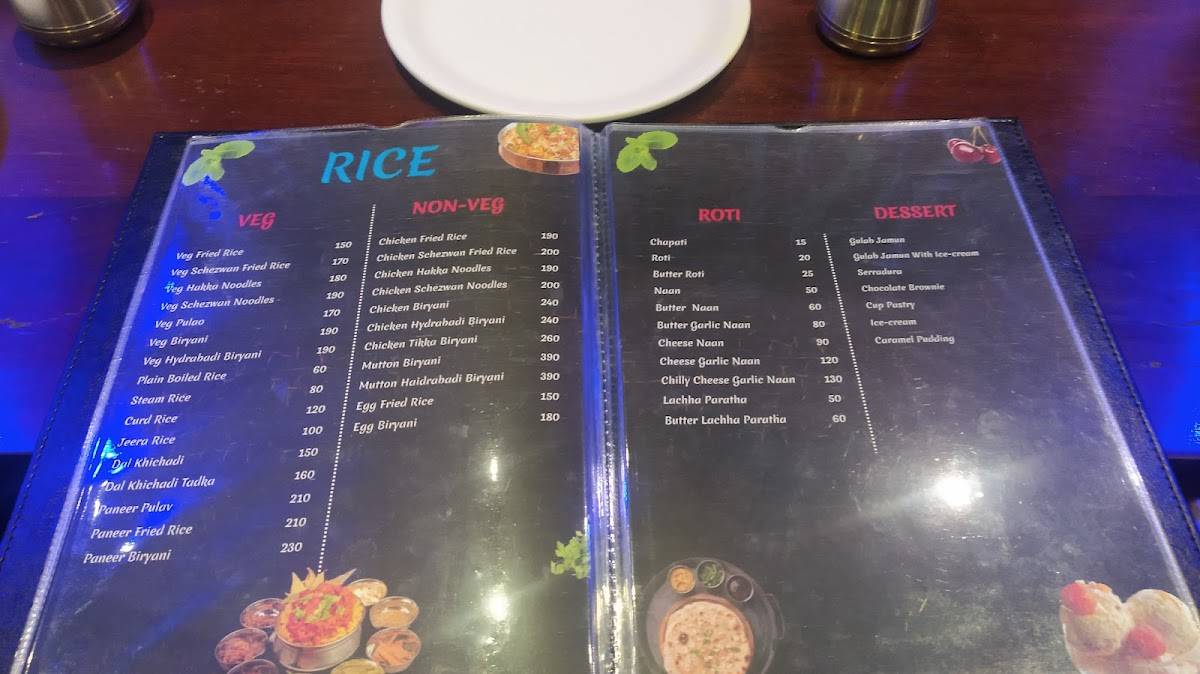 Ankita Classic Warkhand Road menu