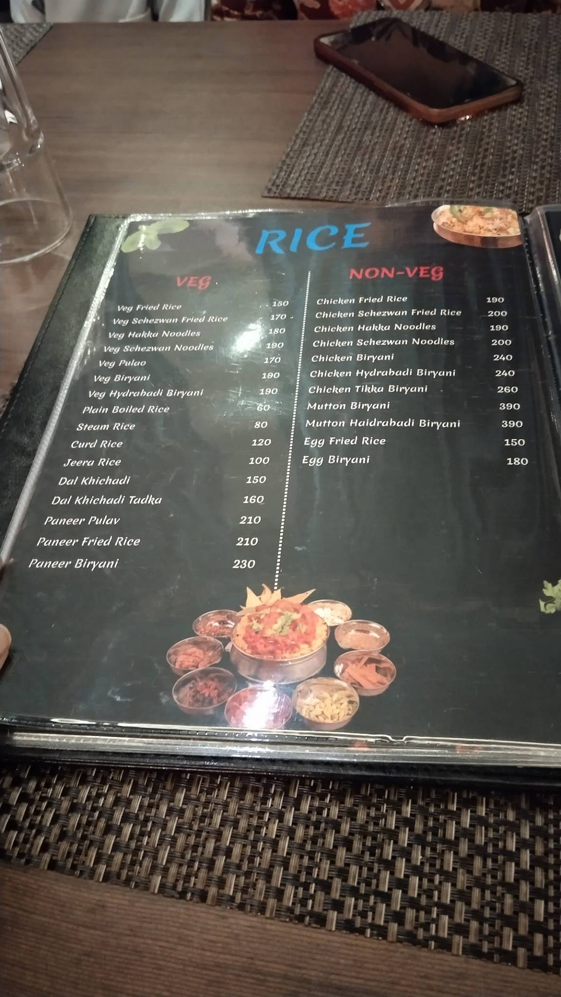 Ankita Classic Warkhand Road menu