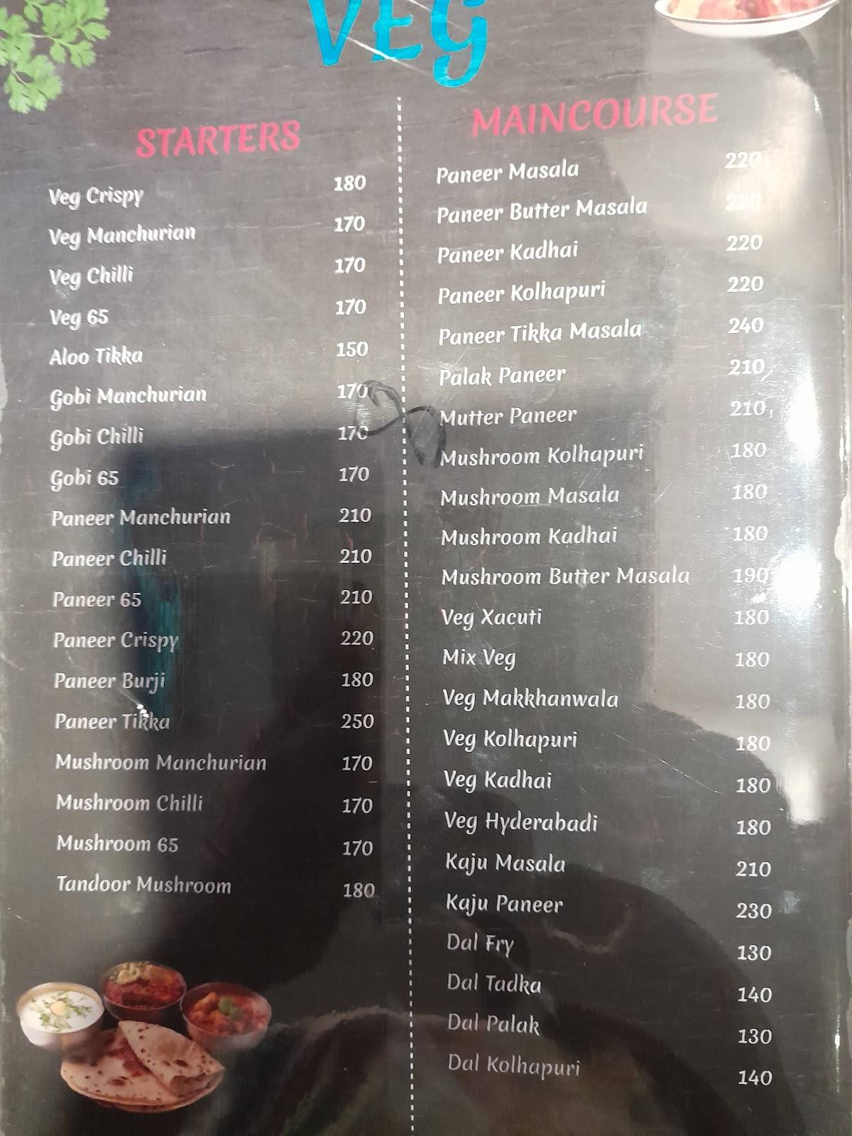 Ankita Classic Warkhand Road menu