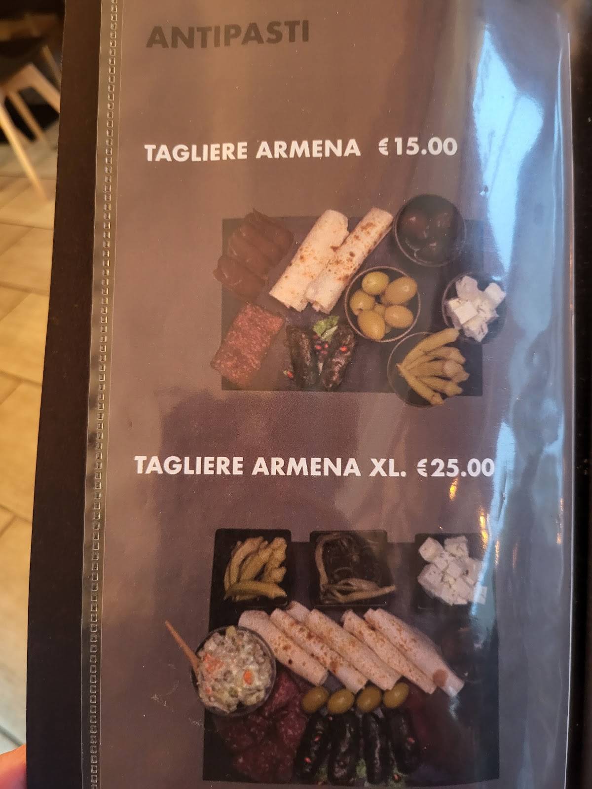 Menu di Ararat ristorante