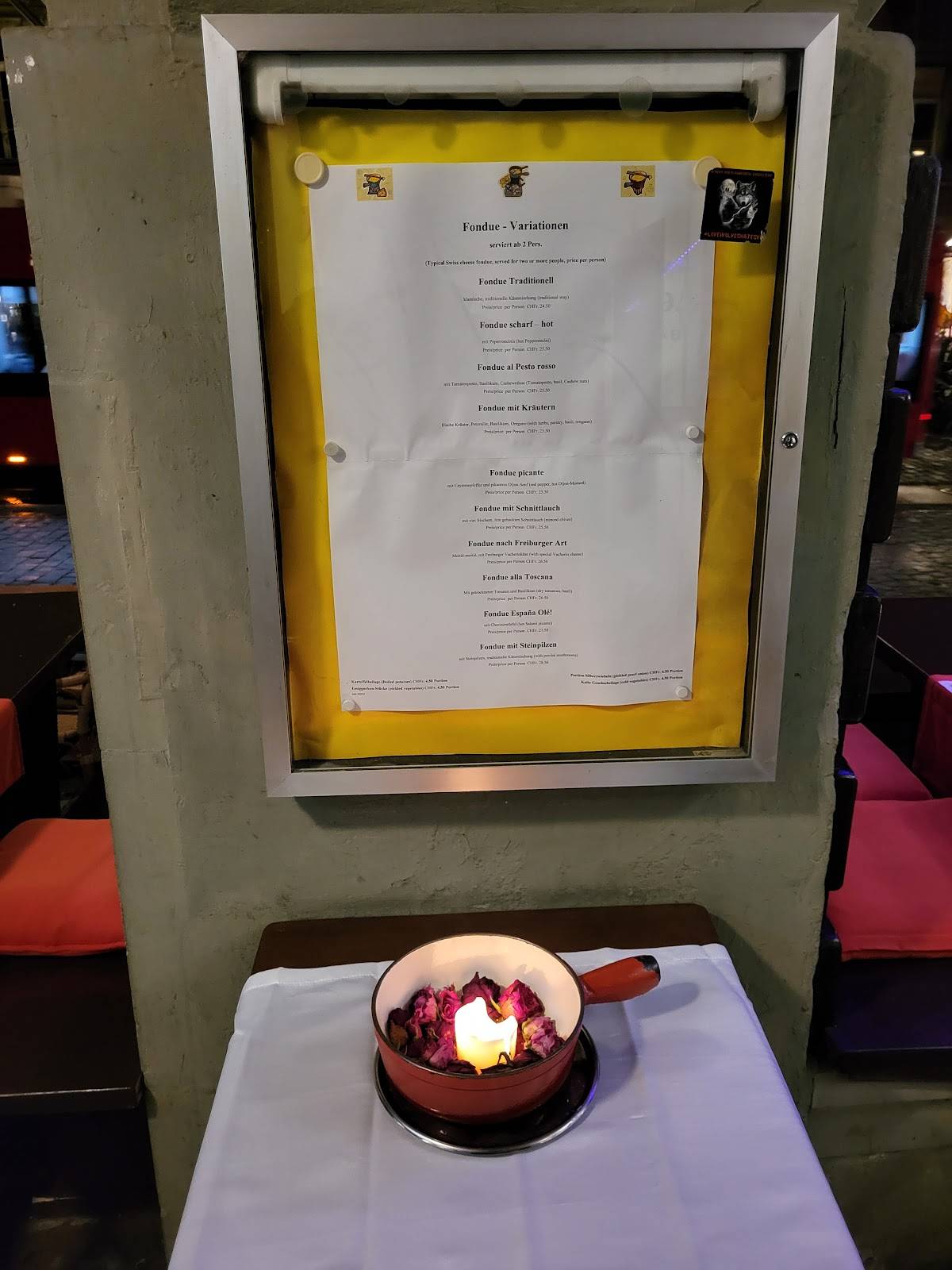 Menu di Arlequin 