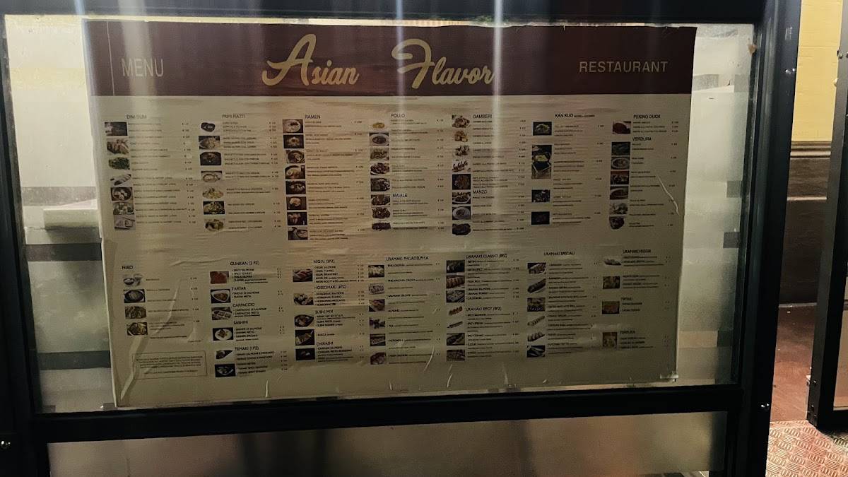 Menu di Asian Flavor 