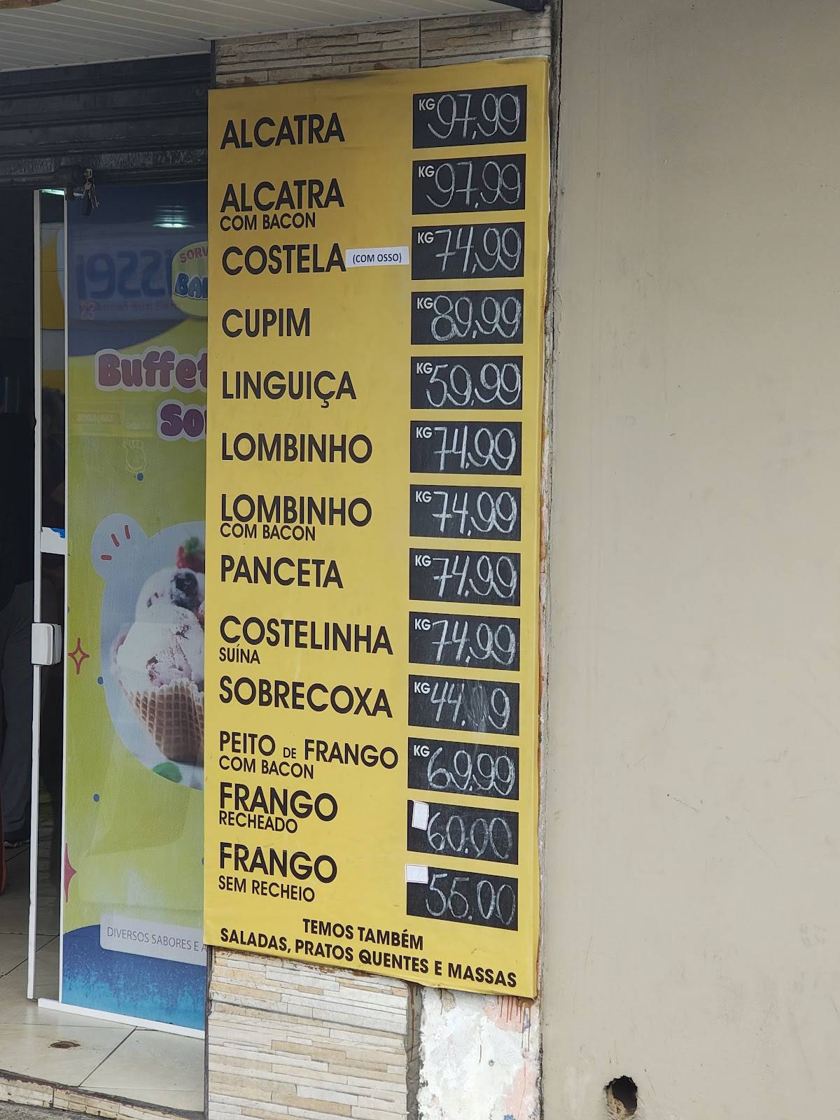 Assados PIRES cardápio