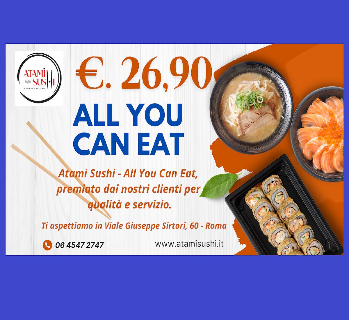 Menu di Atami Sushi 