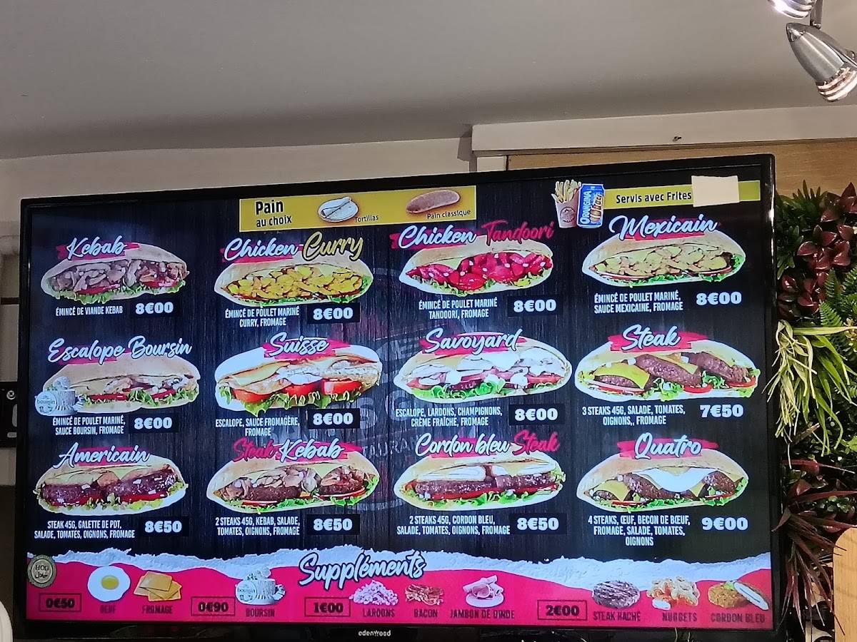 Menu de BAIT'S GRILL
