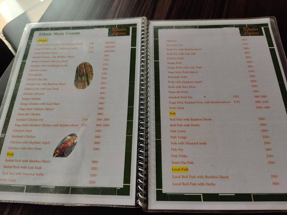BAMBOO CUISINE (***Where Every Flavor Tells A Story***) menu