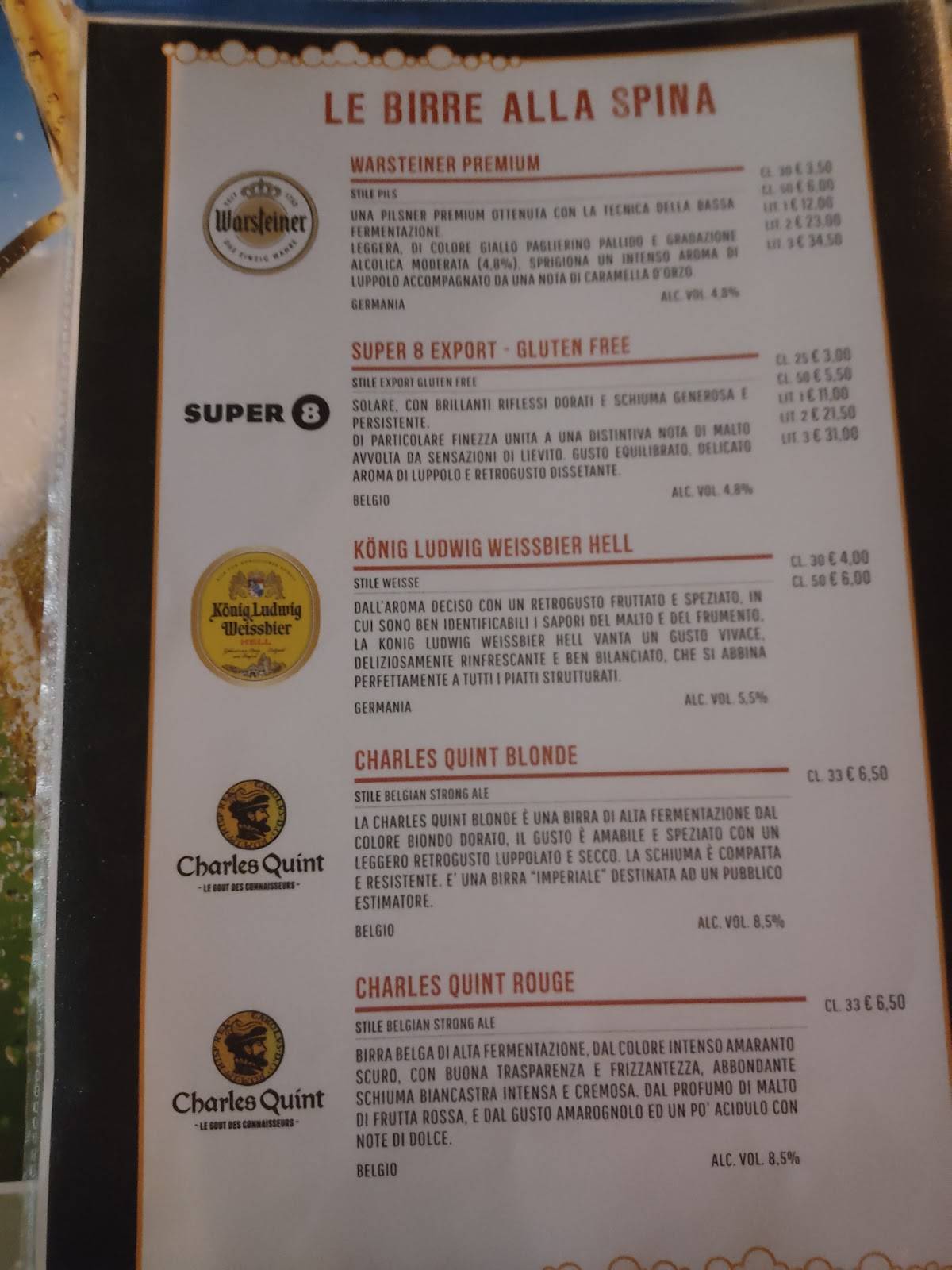 Menu di Malto'S Beer 