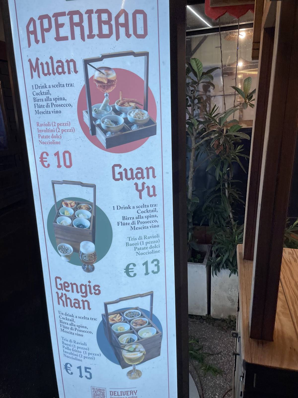 Menu di Bababao Appia 