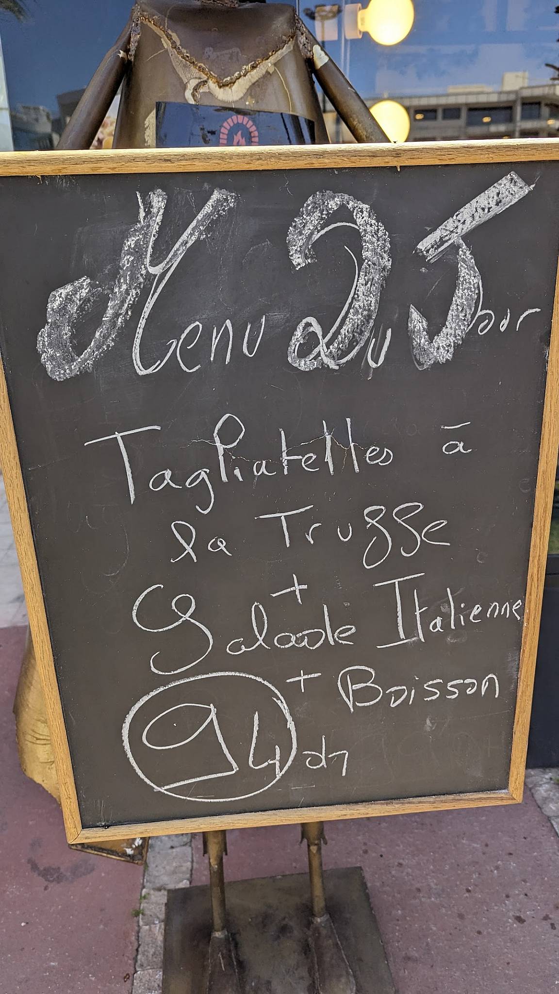 Menu de Baci