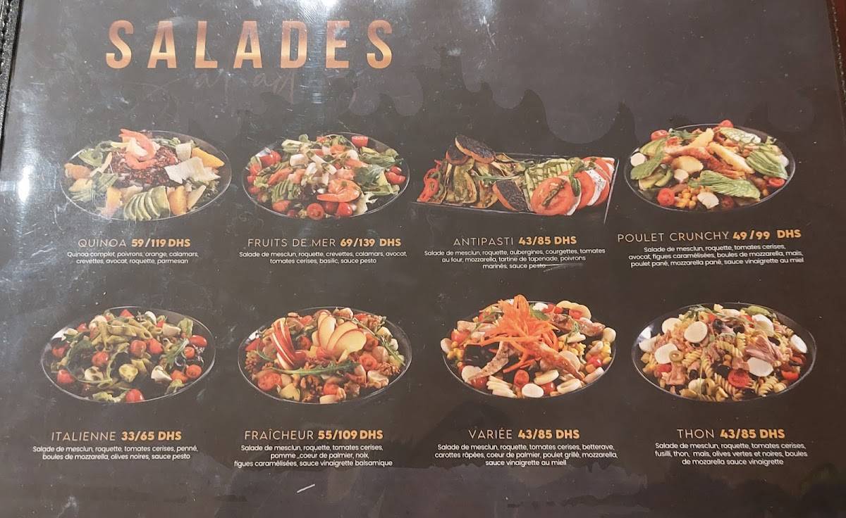Menu de Baci