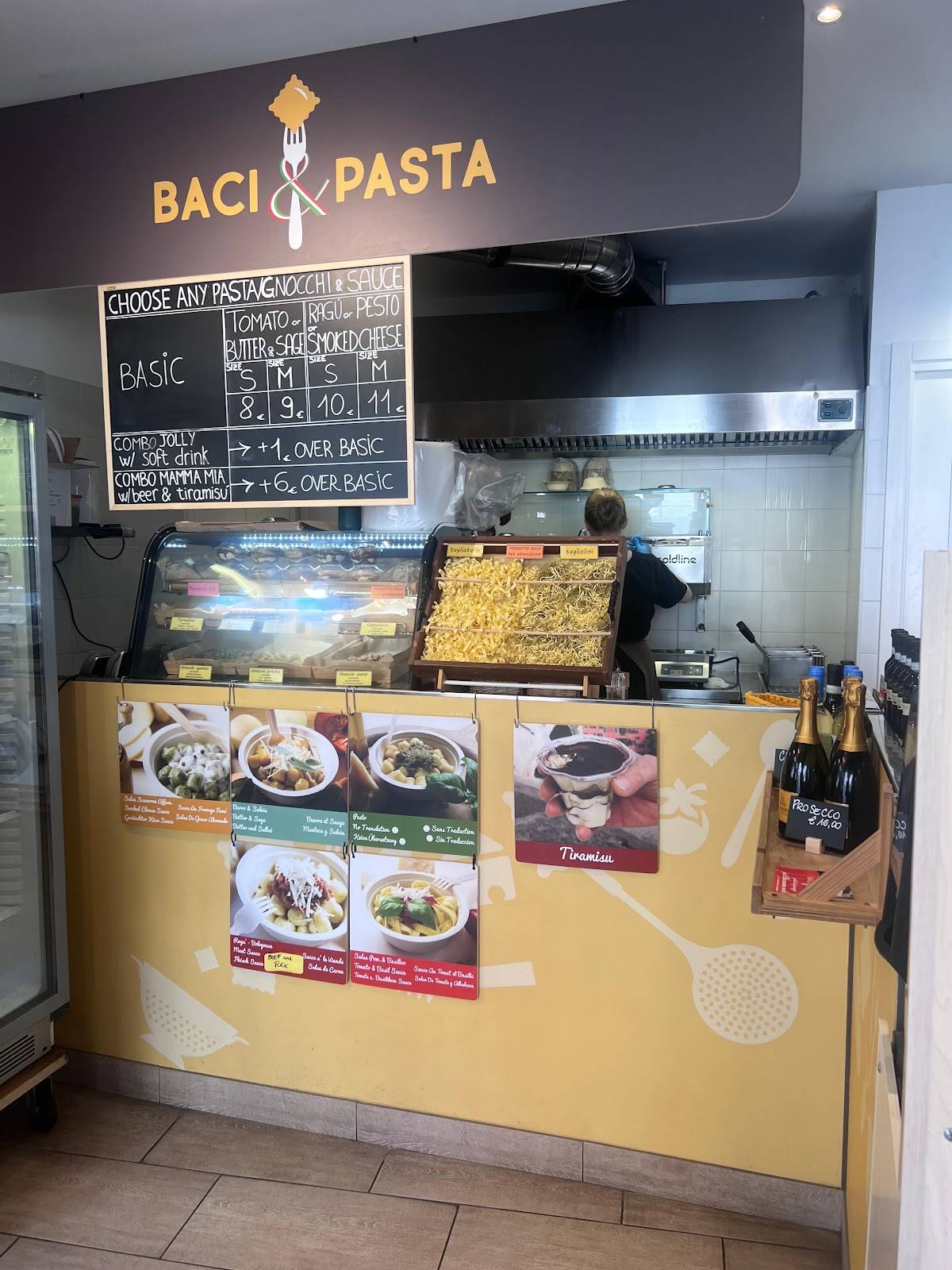 Menu di Baci & Pasta 