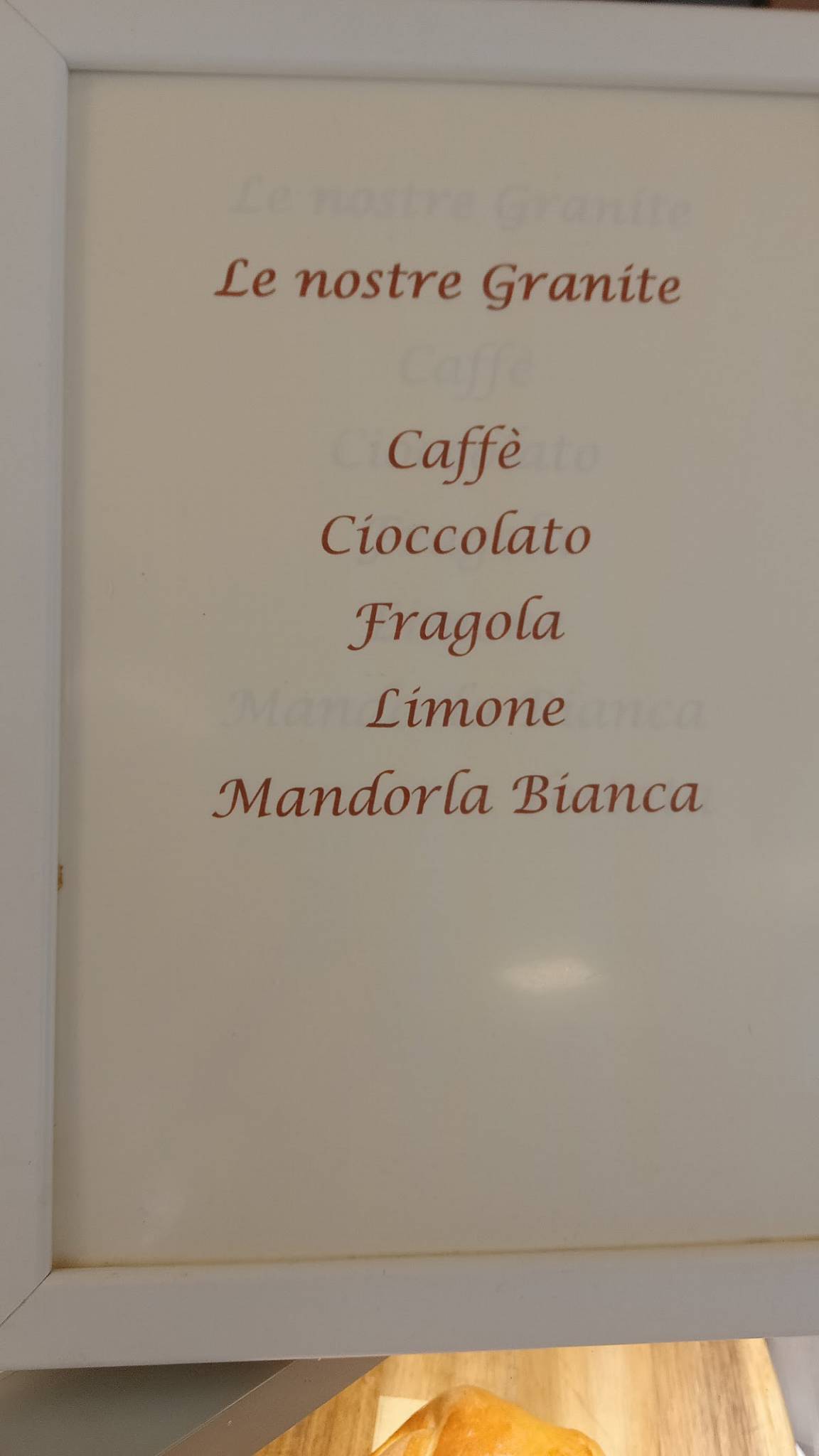 Menu di Prima Fila 
