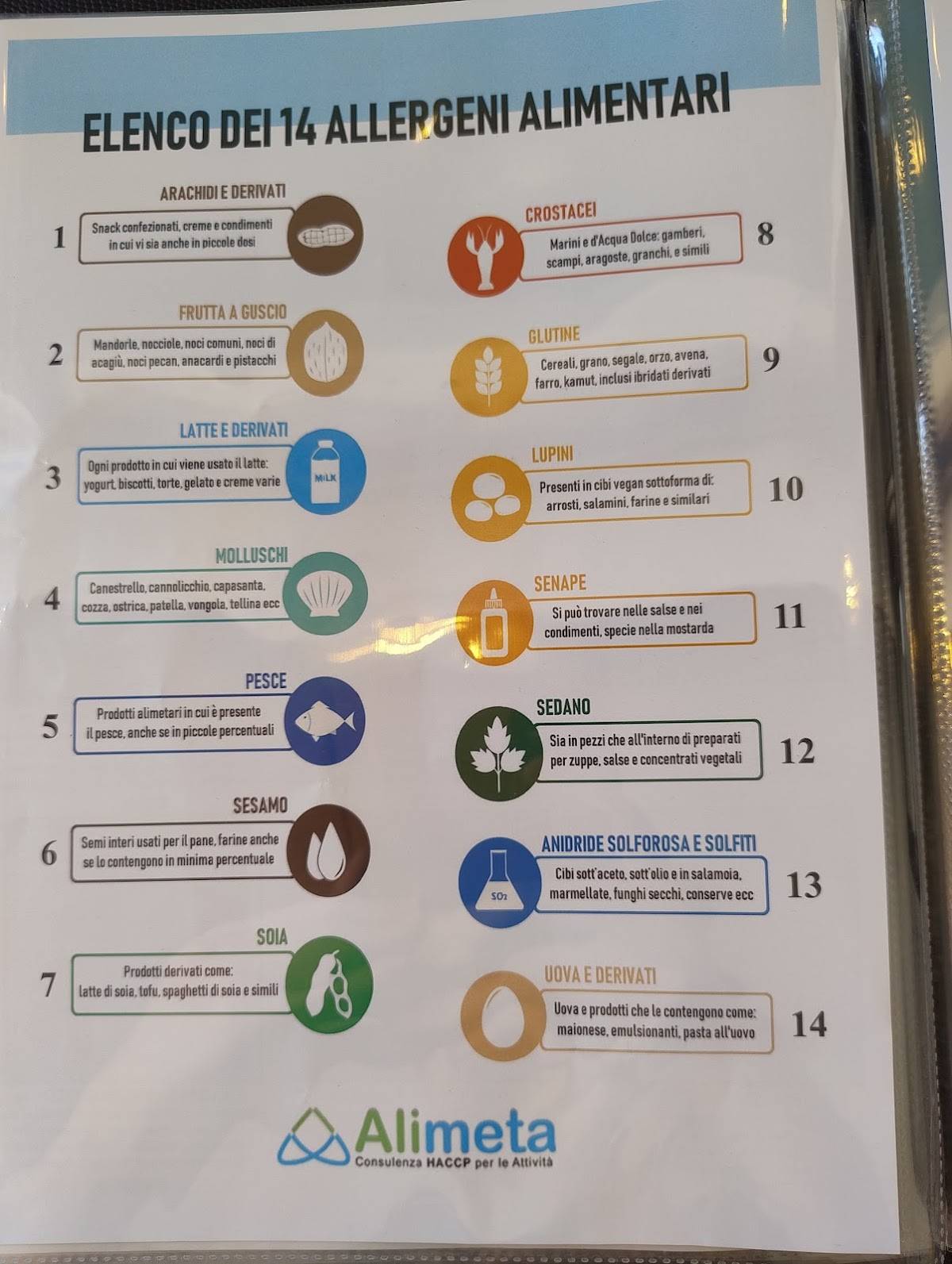 Menu di Bar Rosa 
