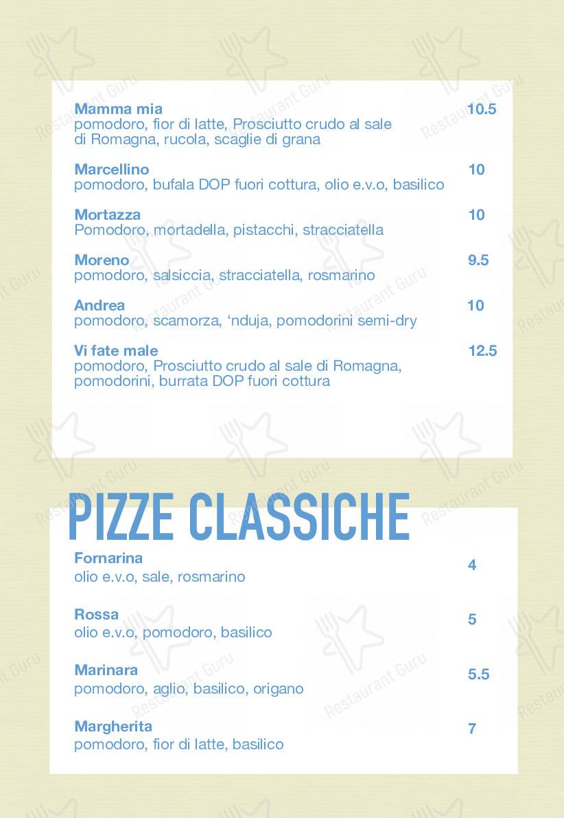 Menu di Barracuda - pasti e bevande