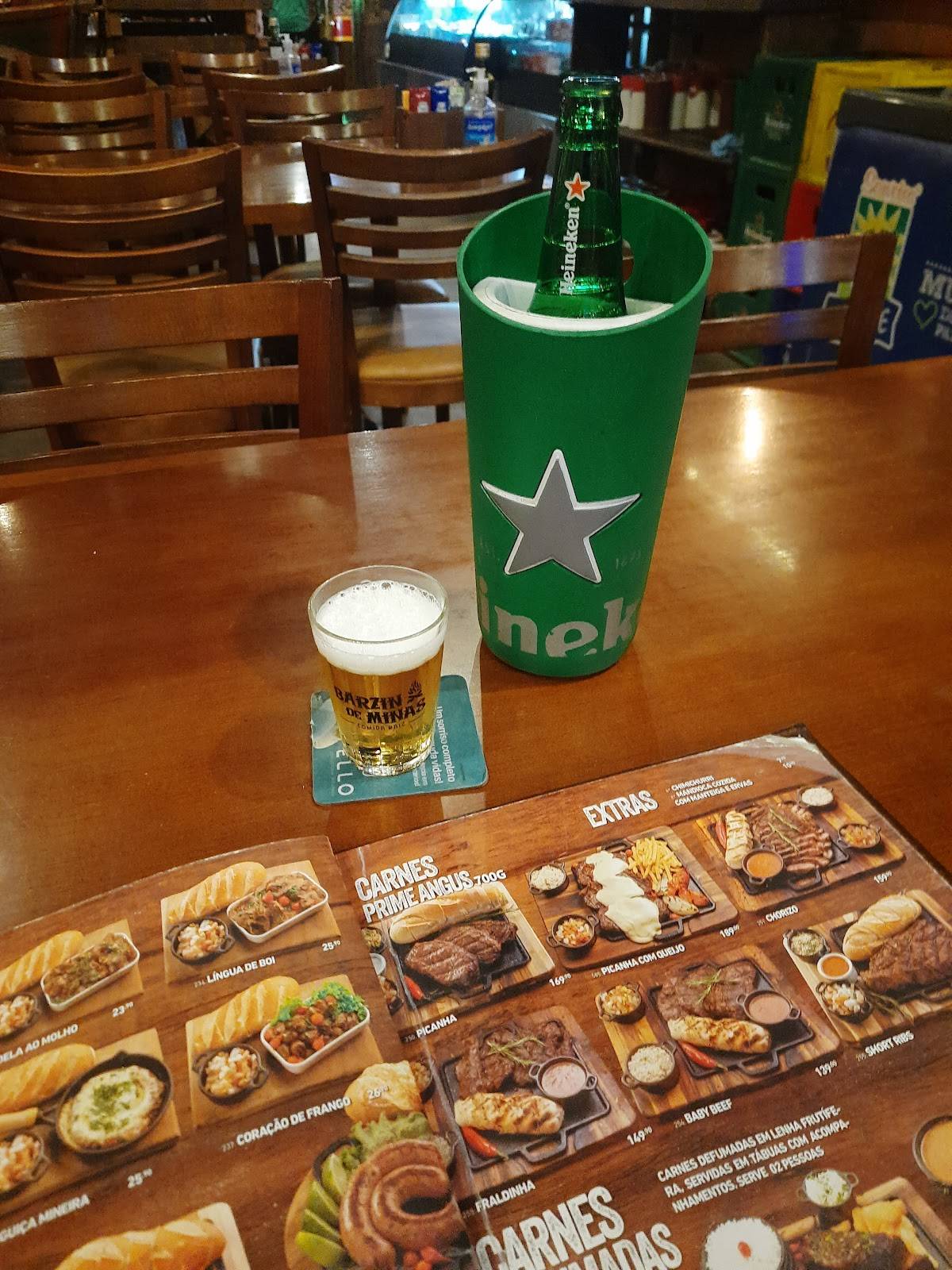 Barzin de Minas cardápio