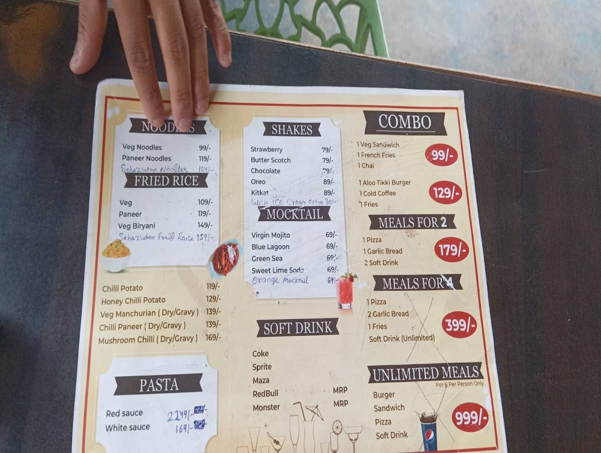 Bean Box Cafe menu