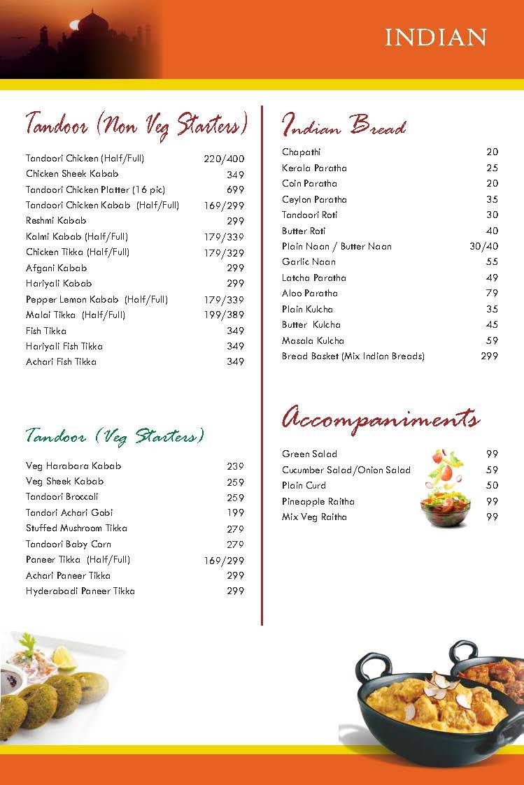 Moriz Restaurant Brookfield menu