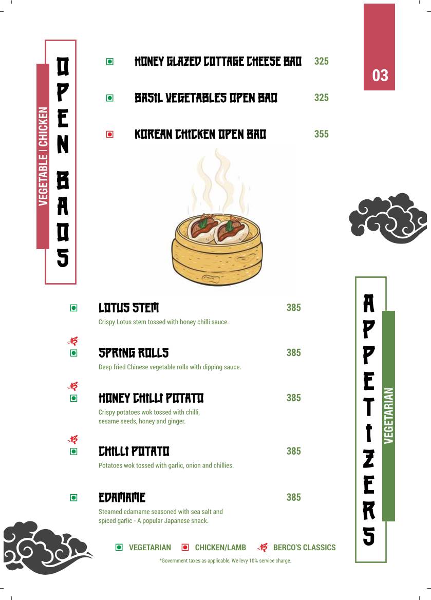 Berco's - If You Love Chinese menu