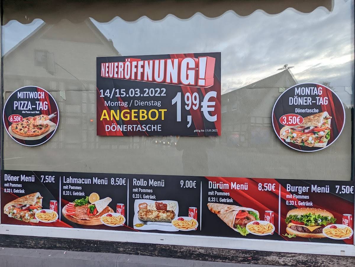 Speisekarte von Berlin Döner restaurant, Aerzen