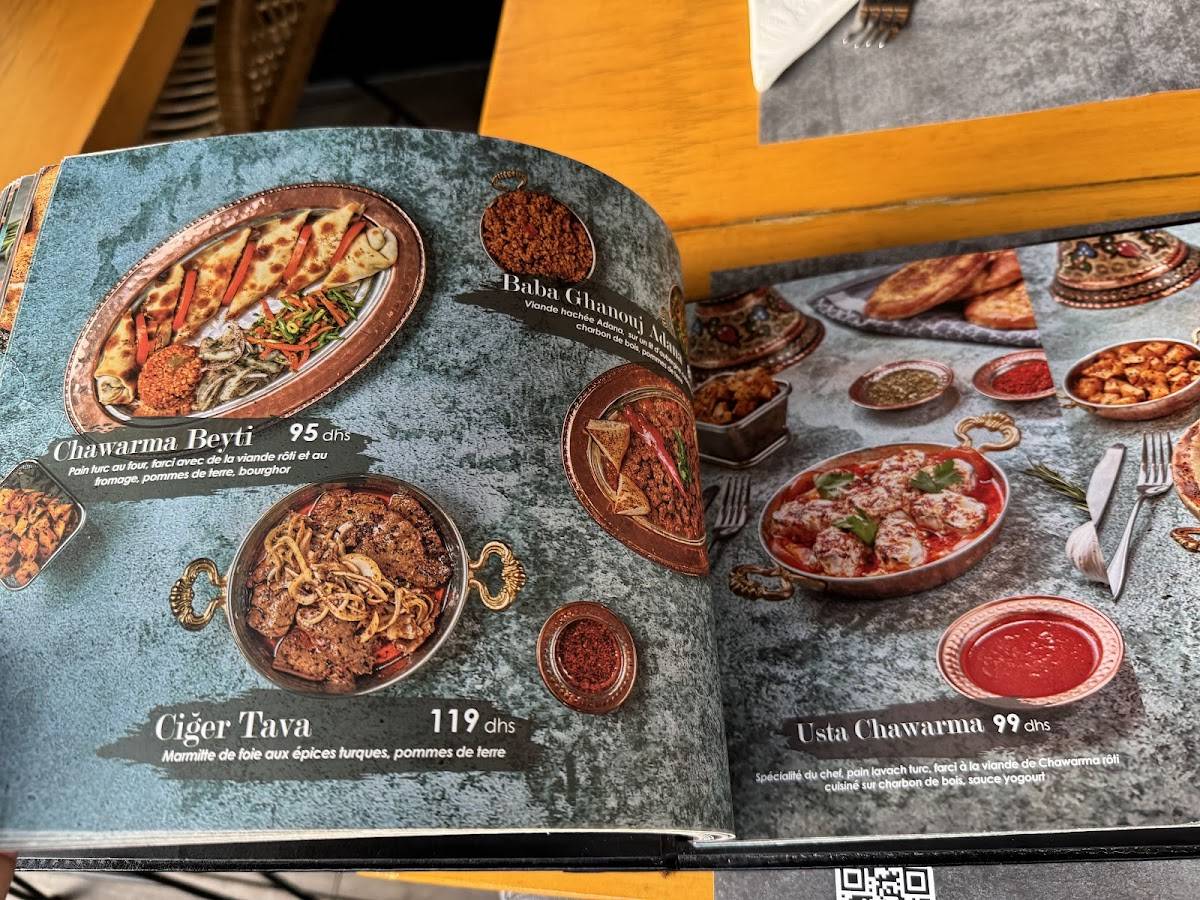 Menu de Beyti Istanbul
