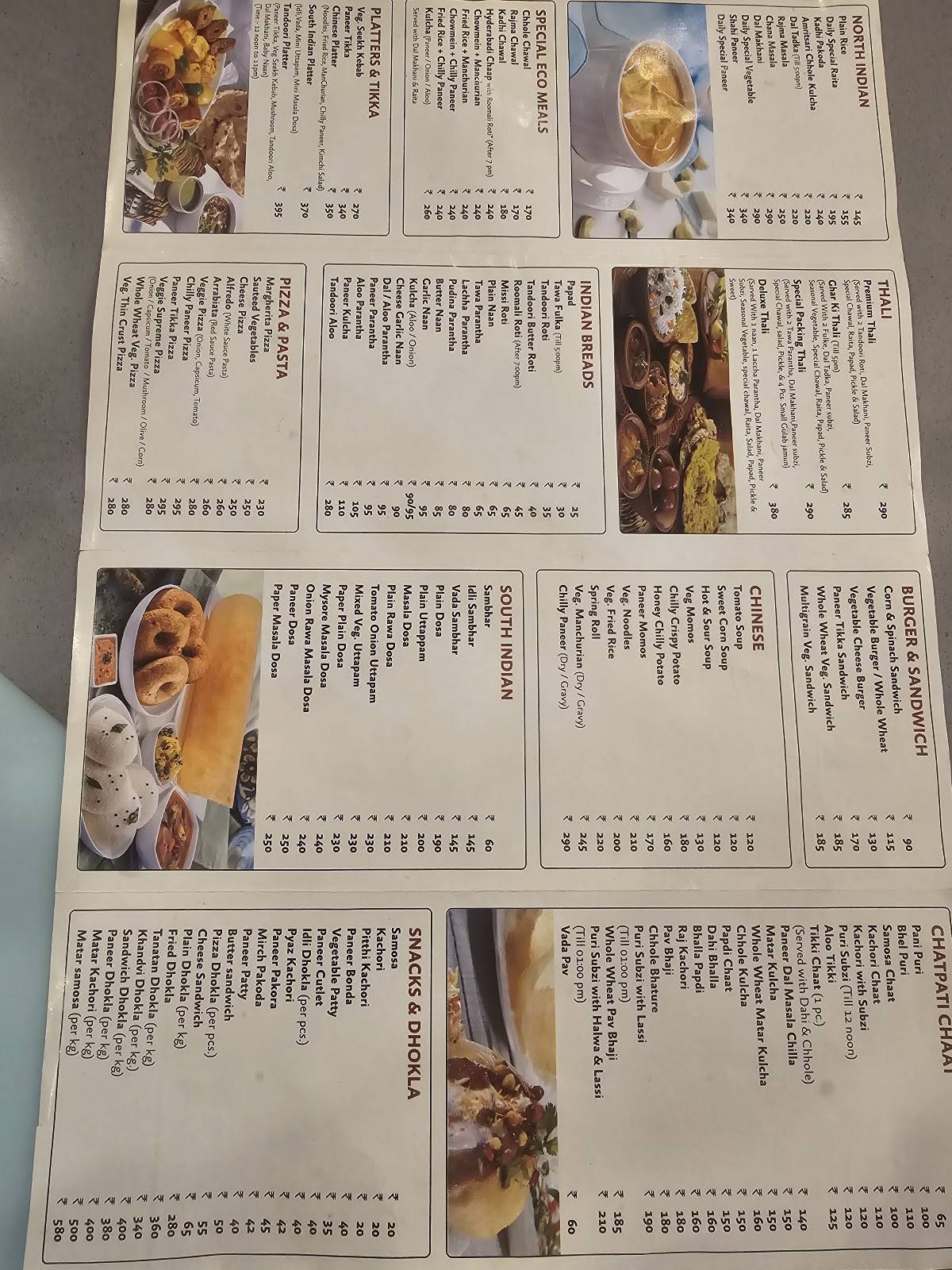 Bikanervala City Center Sector 29 DLF Gurugram menu