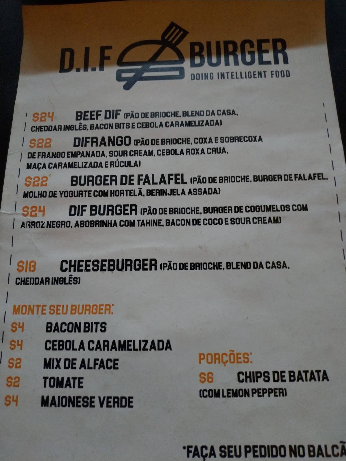 Bkin Bar - Brooklin cardápio